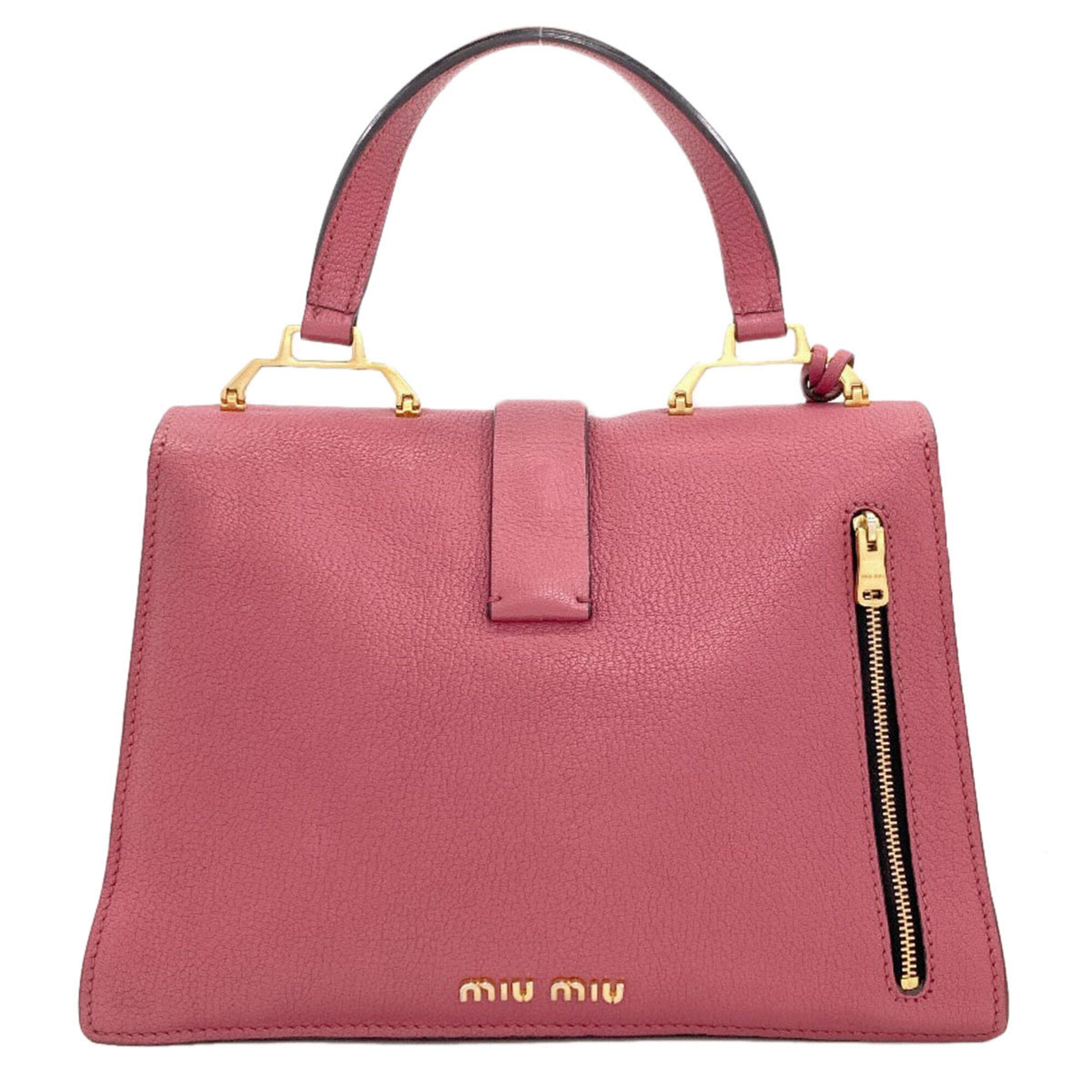 Miu Miu Pink Leather Handbag (Pre-Owned)