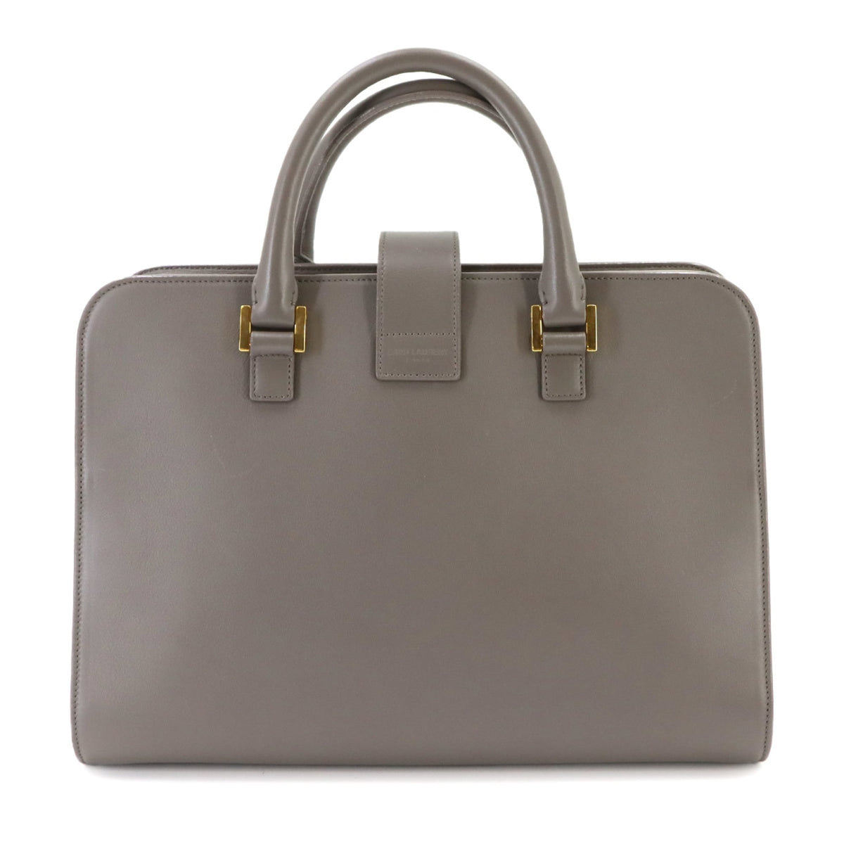 Saint Laurent Gray Leather Handbag (Pre-Owned)