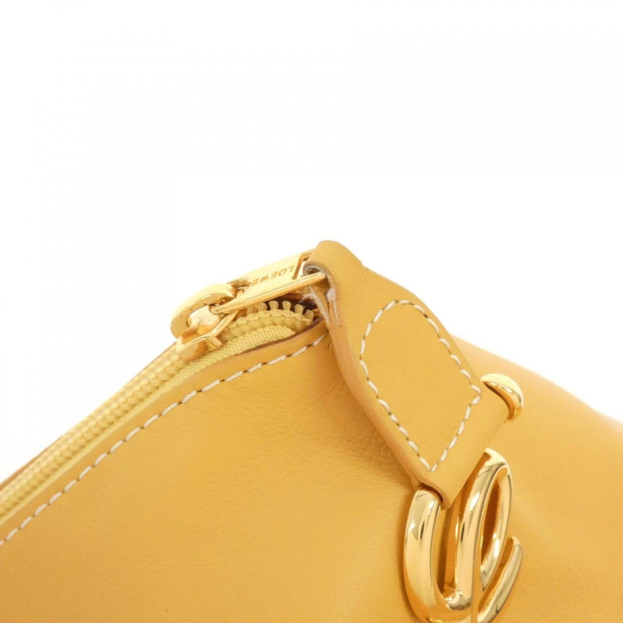 Loewe Yellow Leather Shoulder Bag (Pre-Owned)