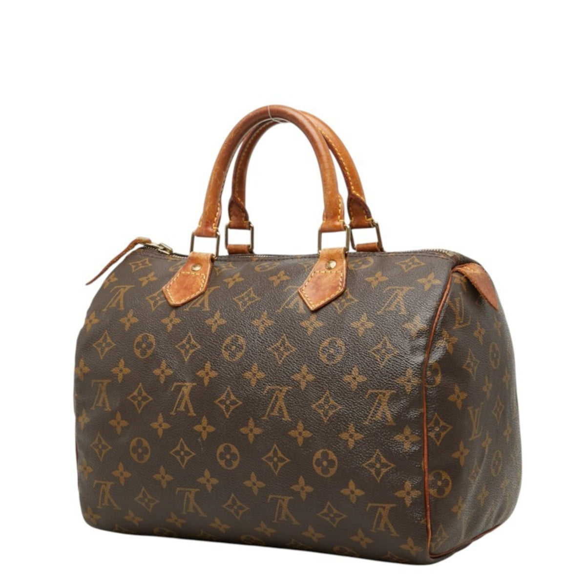 Louis Vuitton Brown Monogram Pvc Leather Boston Bag Handbag (Pre-Owned)