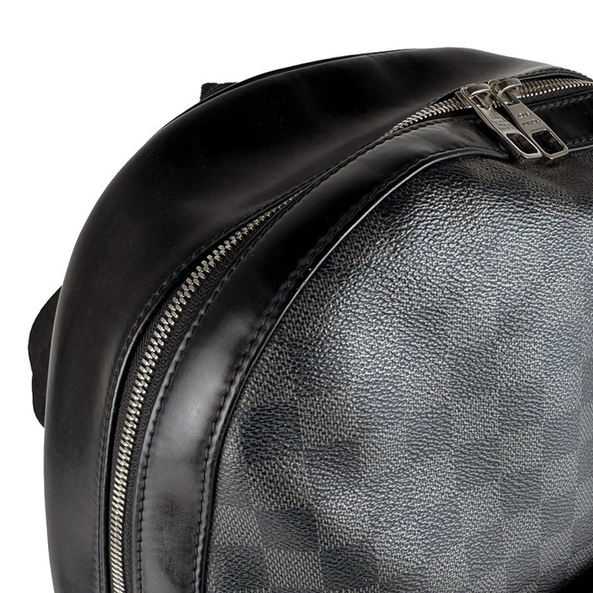 Louis Vuitton Black Damier Graphite Damier Graphite Backpack (Pre-Owned)