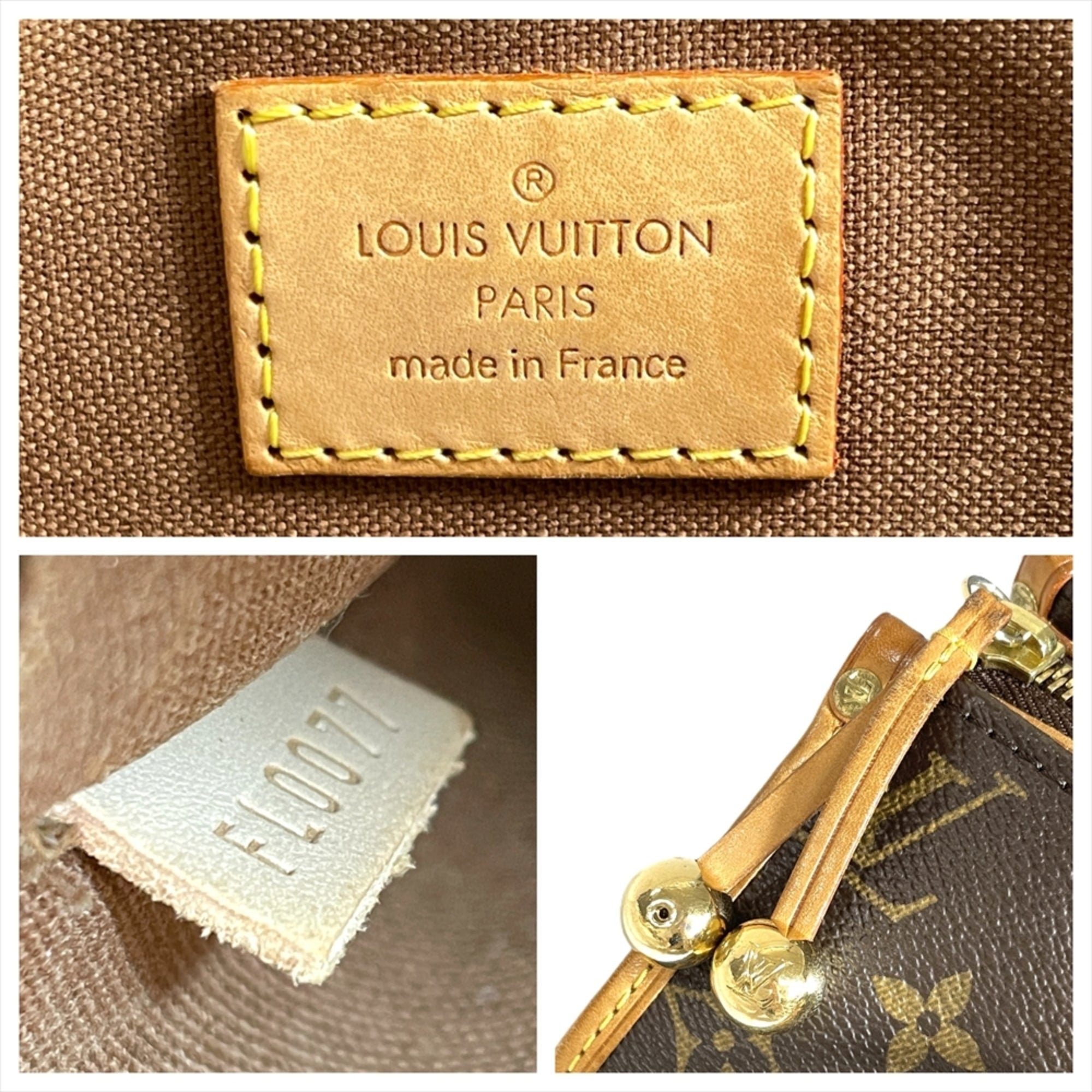 Louis Vuitton Brown Monogram Canvas Tote Bag (Pre-Owned)