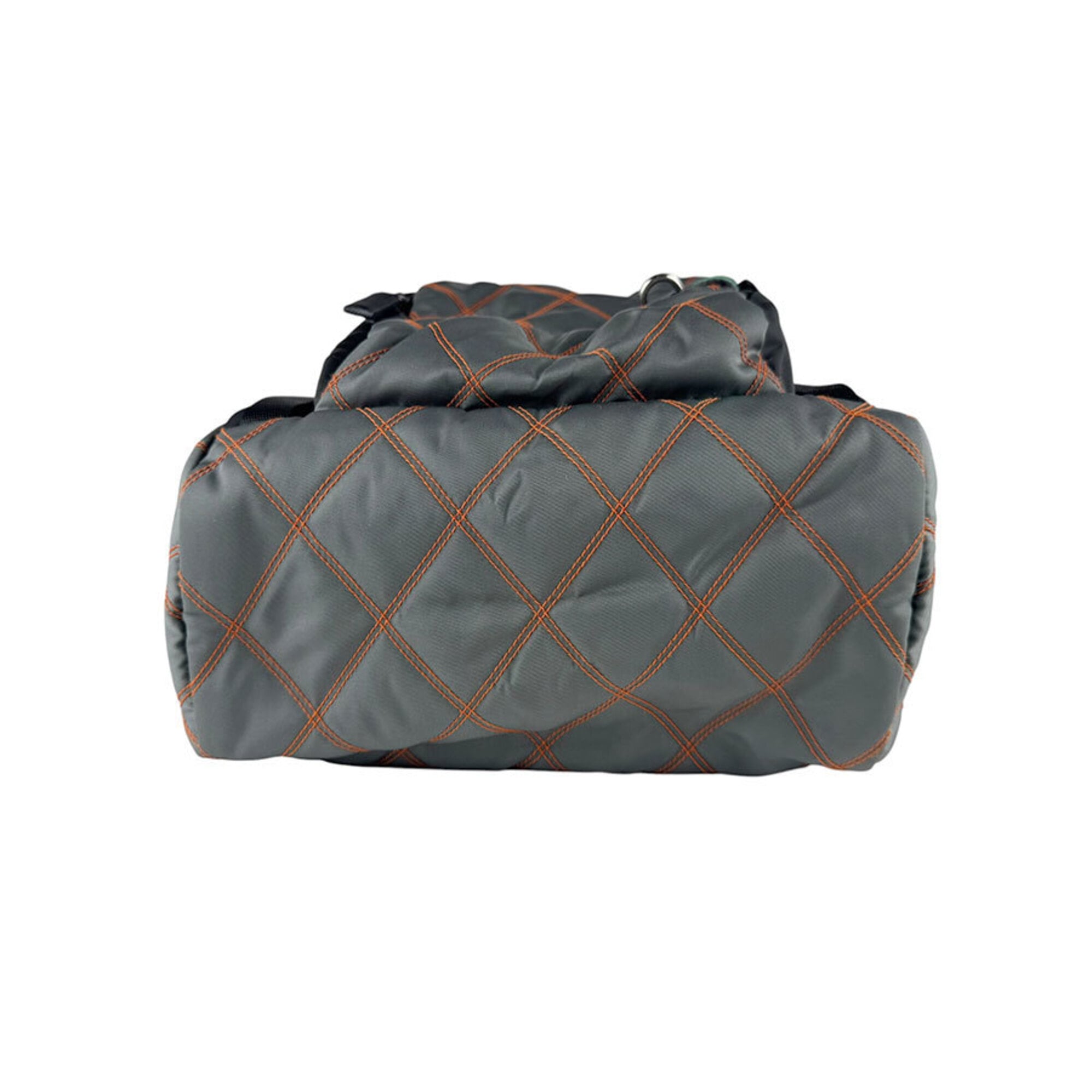 Prada Black Multi-Color Nylon Leather Backpack (Pre-Owned)