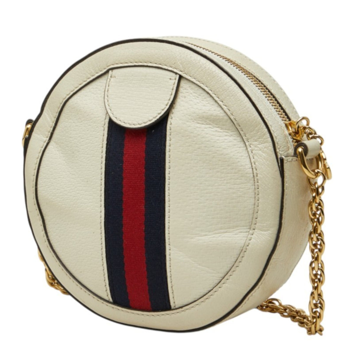 Gucci White Leather Shoulder Bag (Pre-Owned)