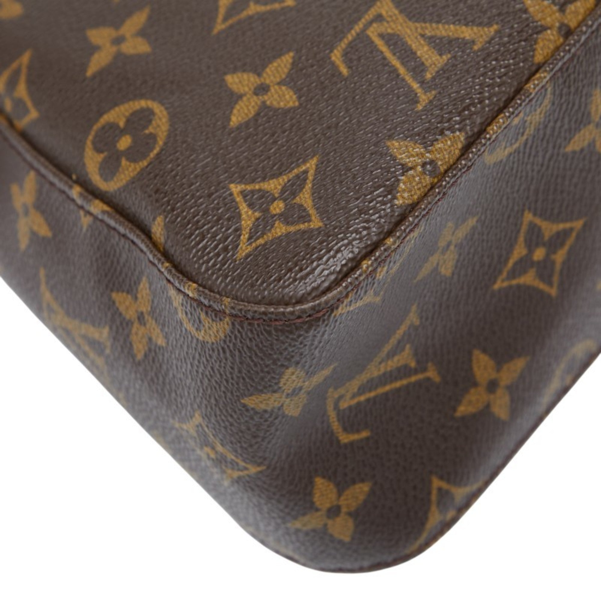 Louis Vuitton Brown Pvc Leather Handbag Shoulder Bag (Pre-Owned)