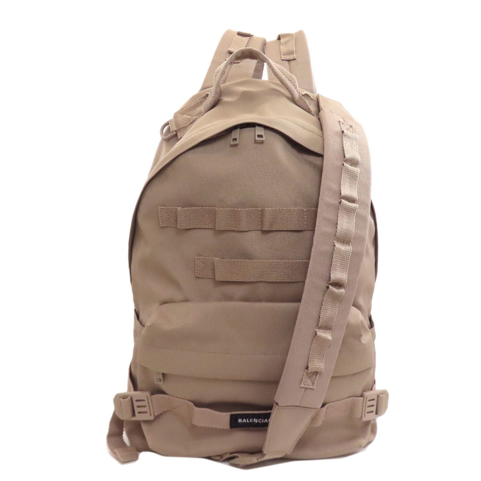 Balenciaga Beige Nylon Canvas Backpack (Pre-Owned)