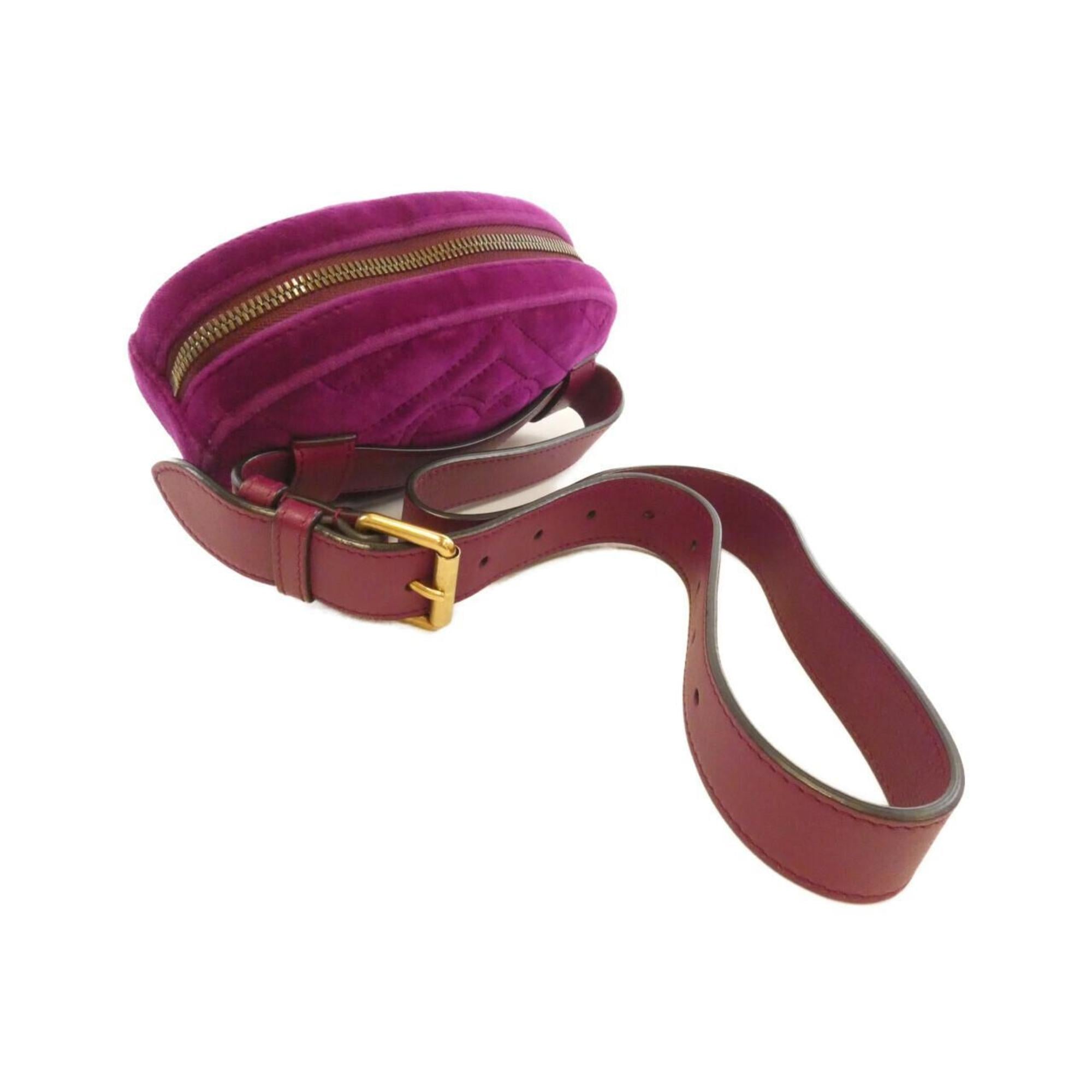 Gucci Purple Velvet Fanny Pack (Pre-Owned)