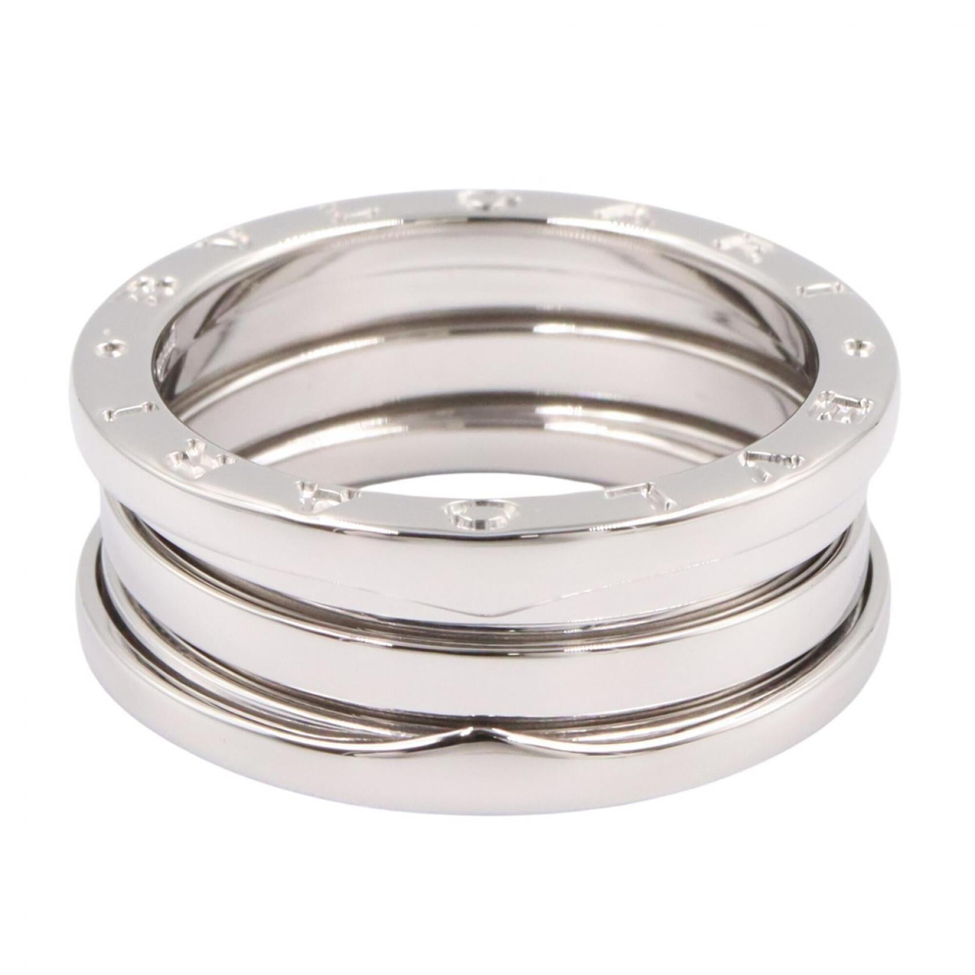 Bvlgari Silver White Gold (18K) Band Ring (Pre-Owned)