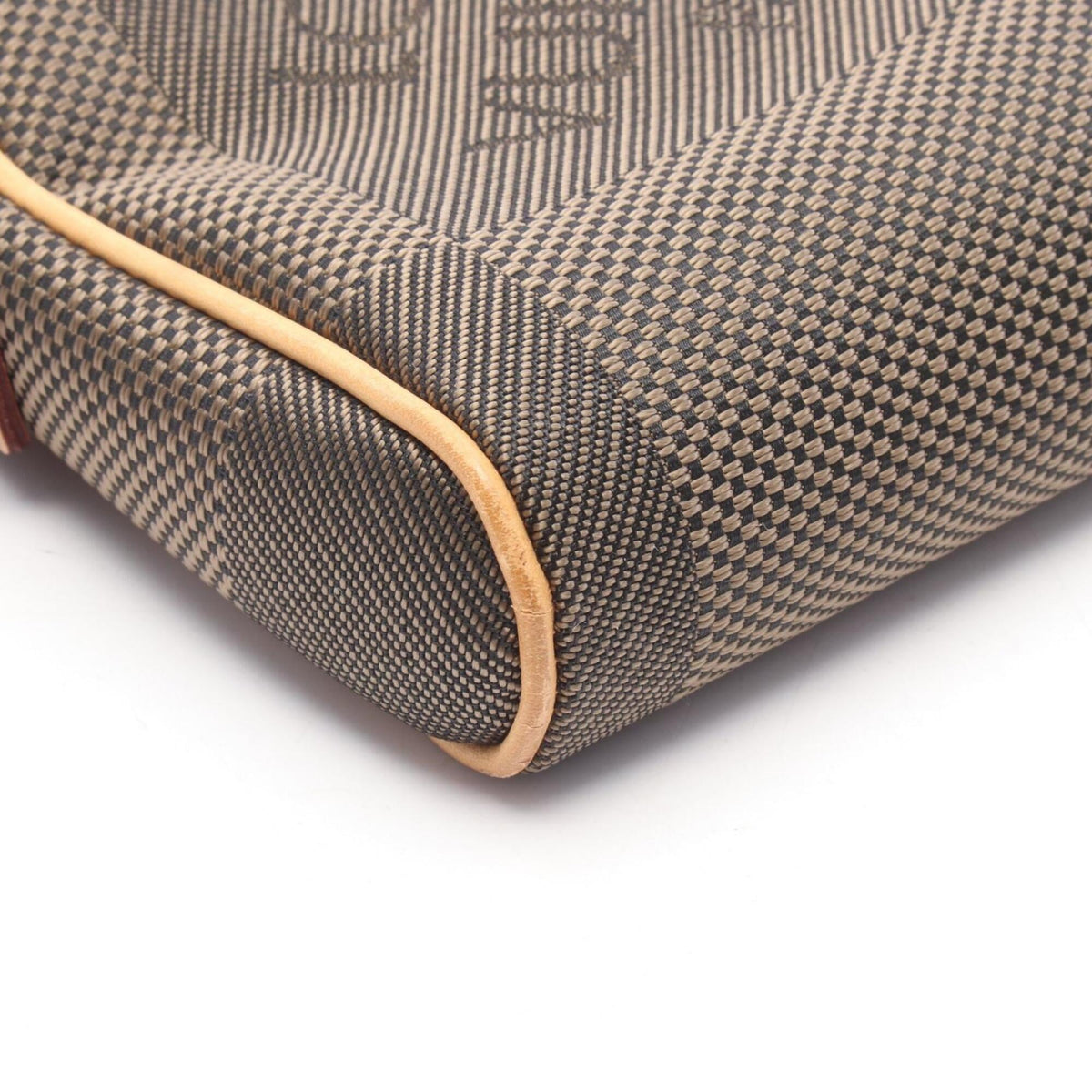 Louis Vuitton Brown Damier Canvas Earth Canvas Leather Handbag Shoulder Bag (Pre-Owned)