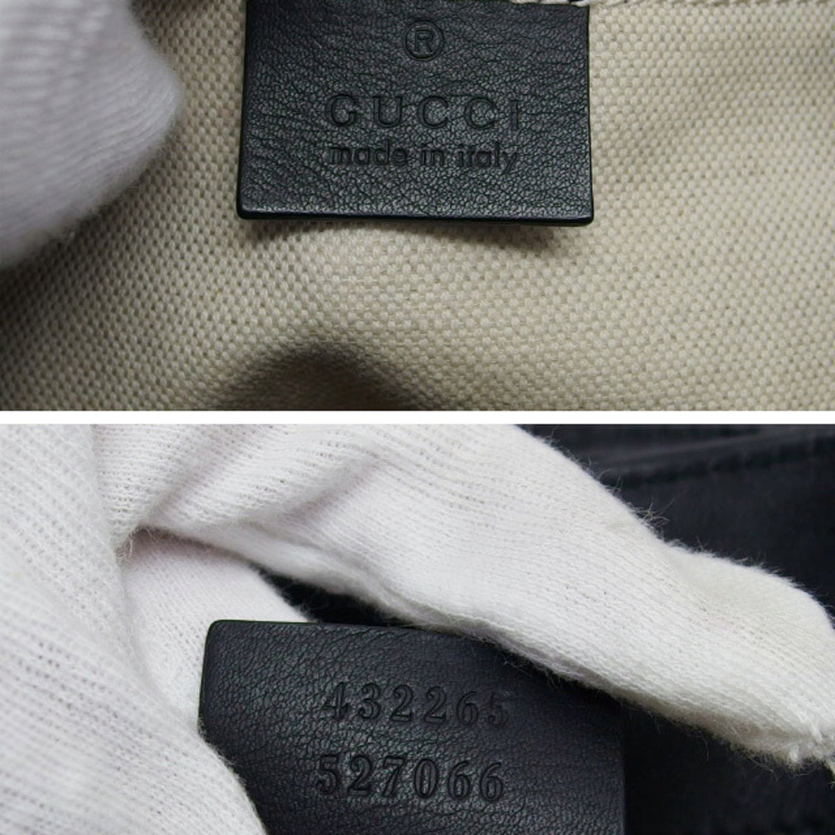 Gucci Black Multi-Color Leather Backpack (Pre-Owned)