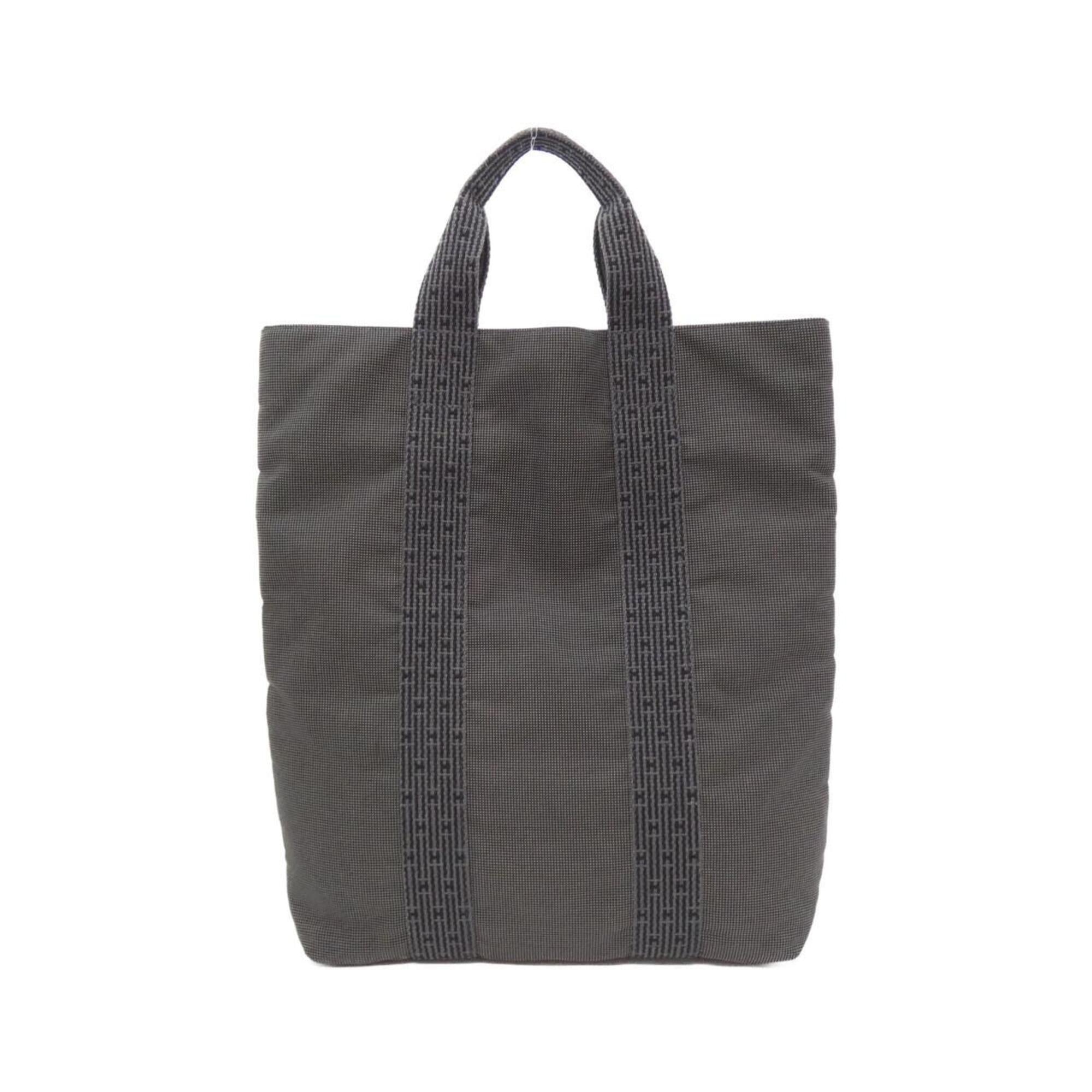 Hermes Black Canvas Handbag (Pre-Owned)