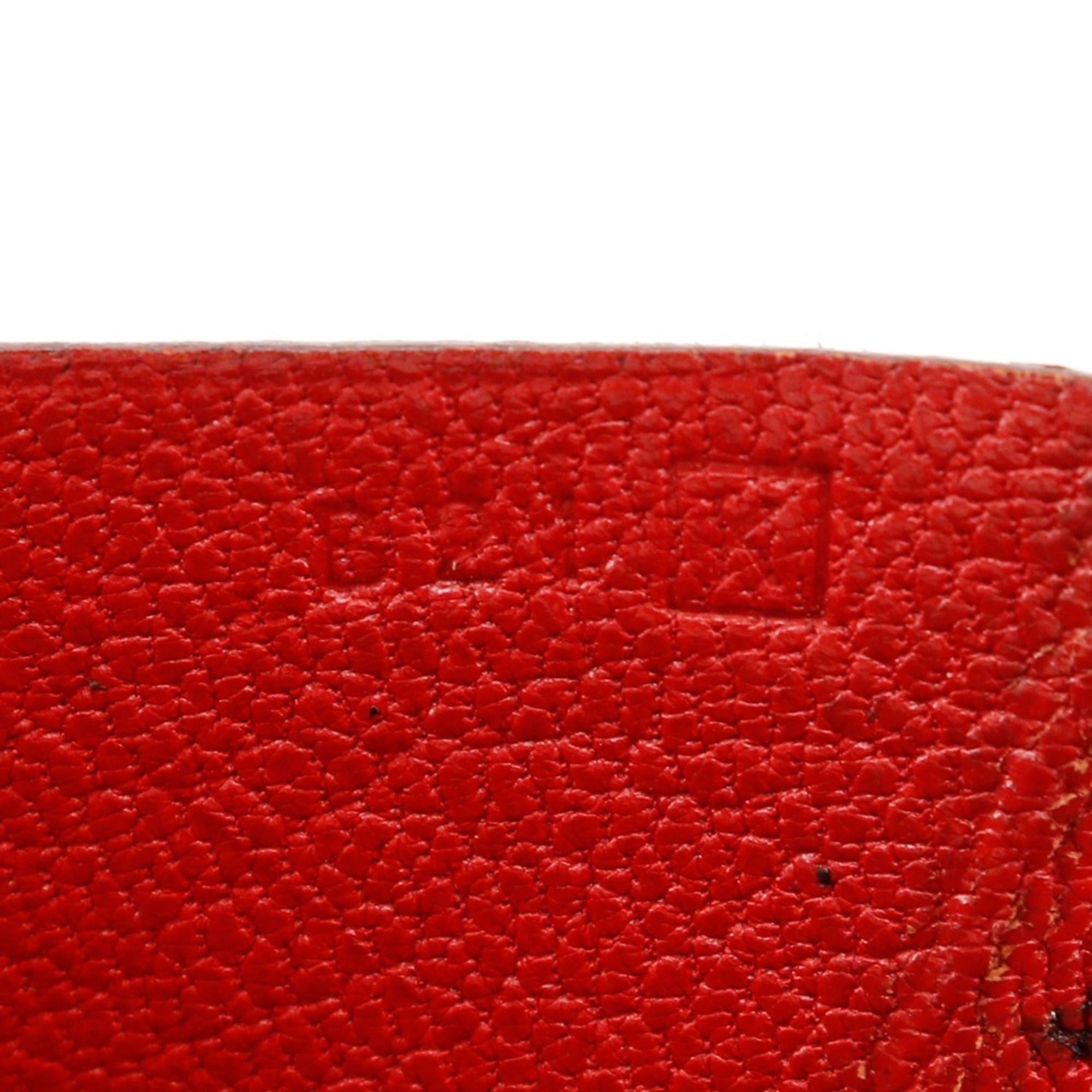 Hermes Red Color Wallet (Bi-Fold) (Pre-Owned)