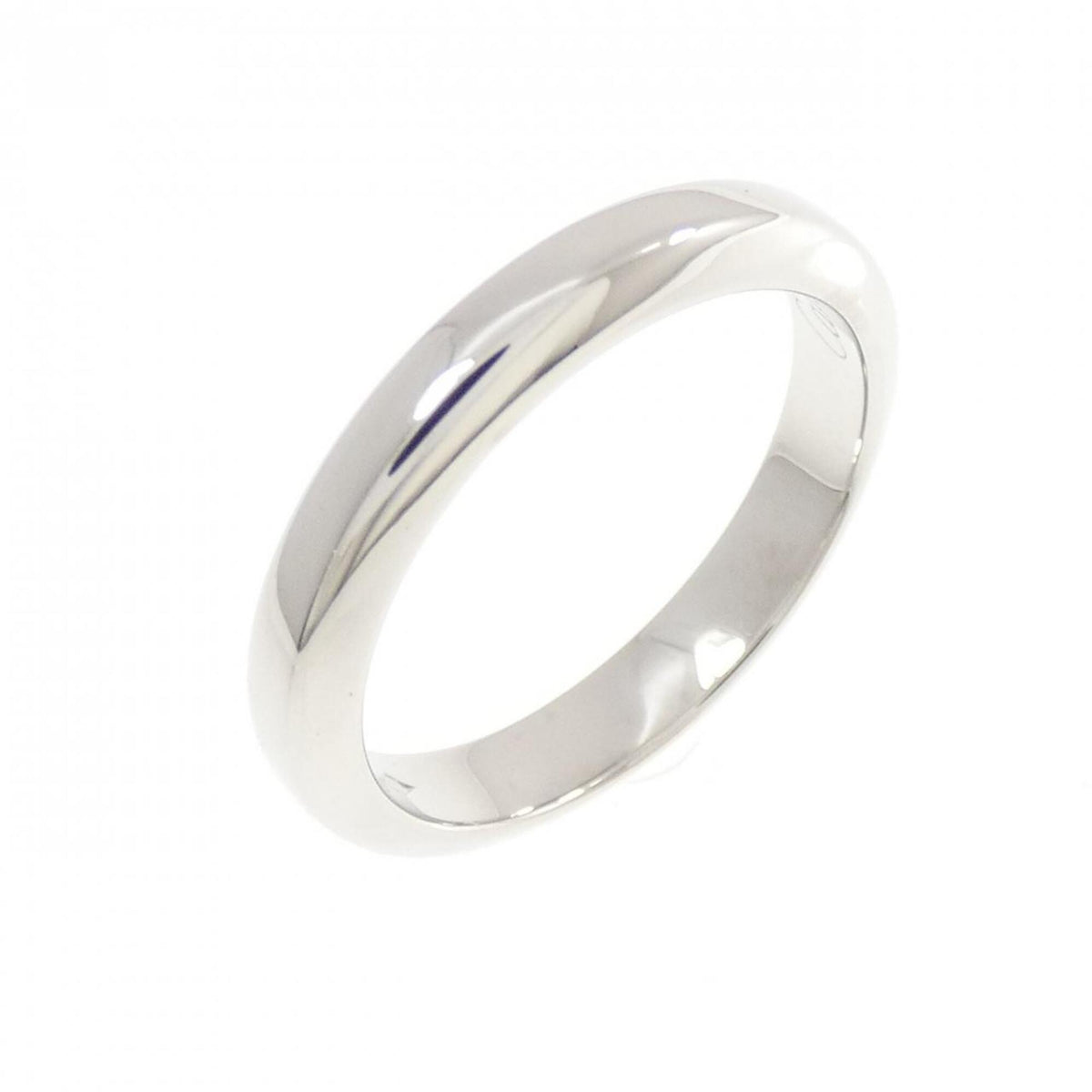 Cartier Platinum Platinum 950 Band Ring (Pre-Owned)