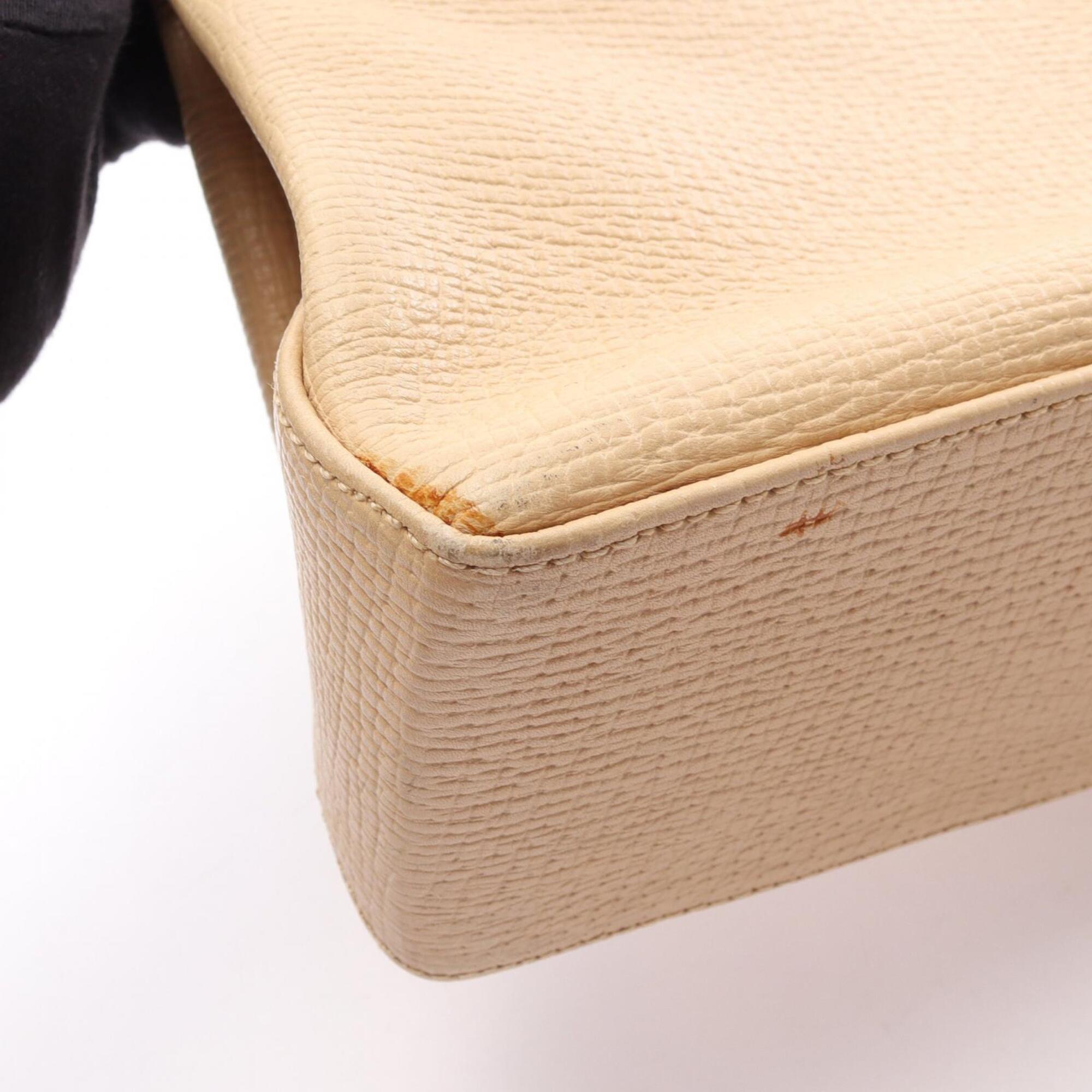 Loewe Beige Leather Handbag Tote Bag (Pre-Owned)