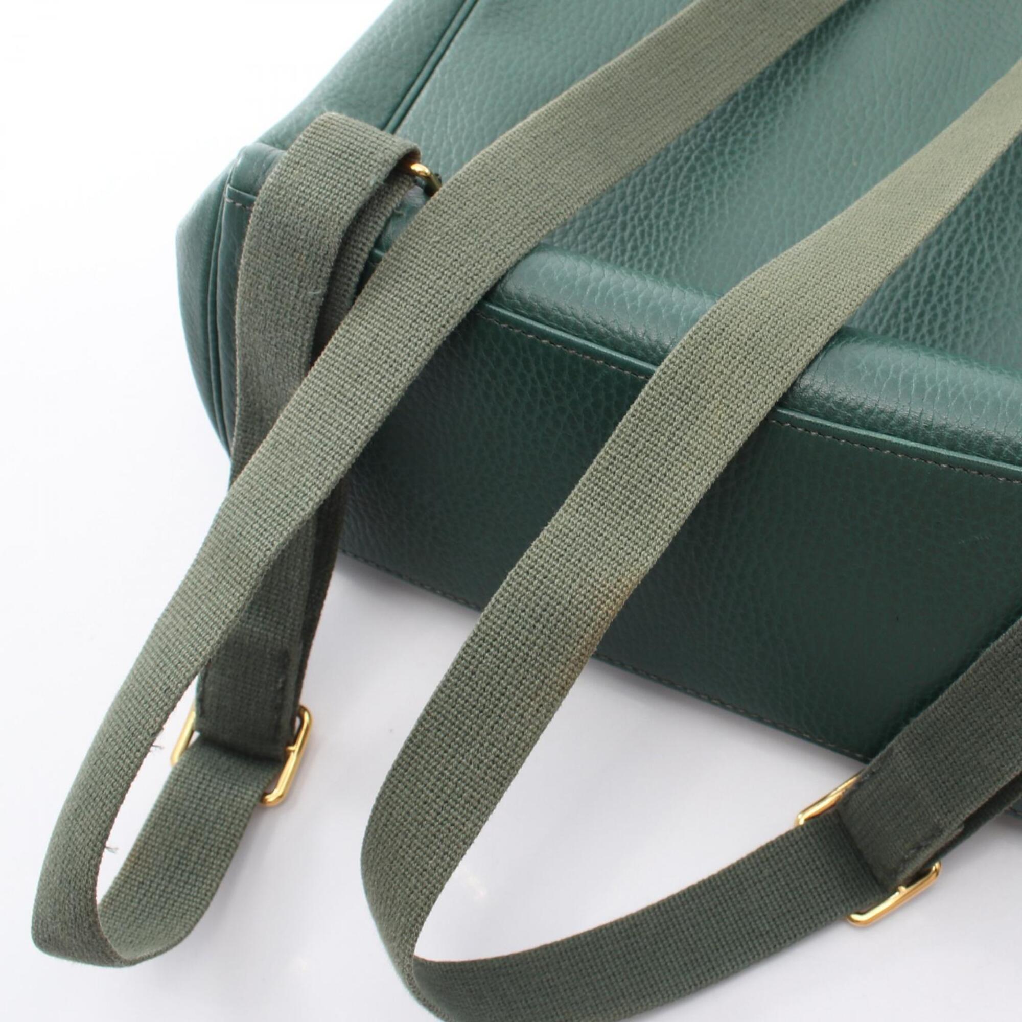 Hermes Green Ardennes Leather Backpack Handbag (Pre-Owned)