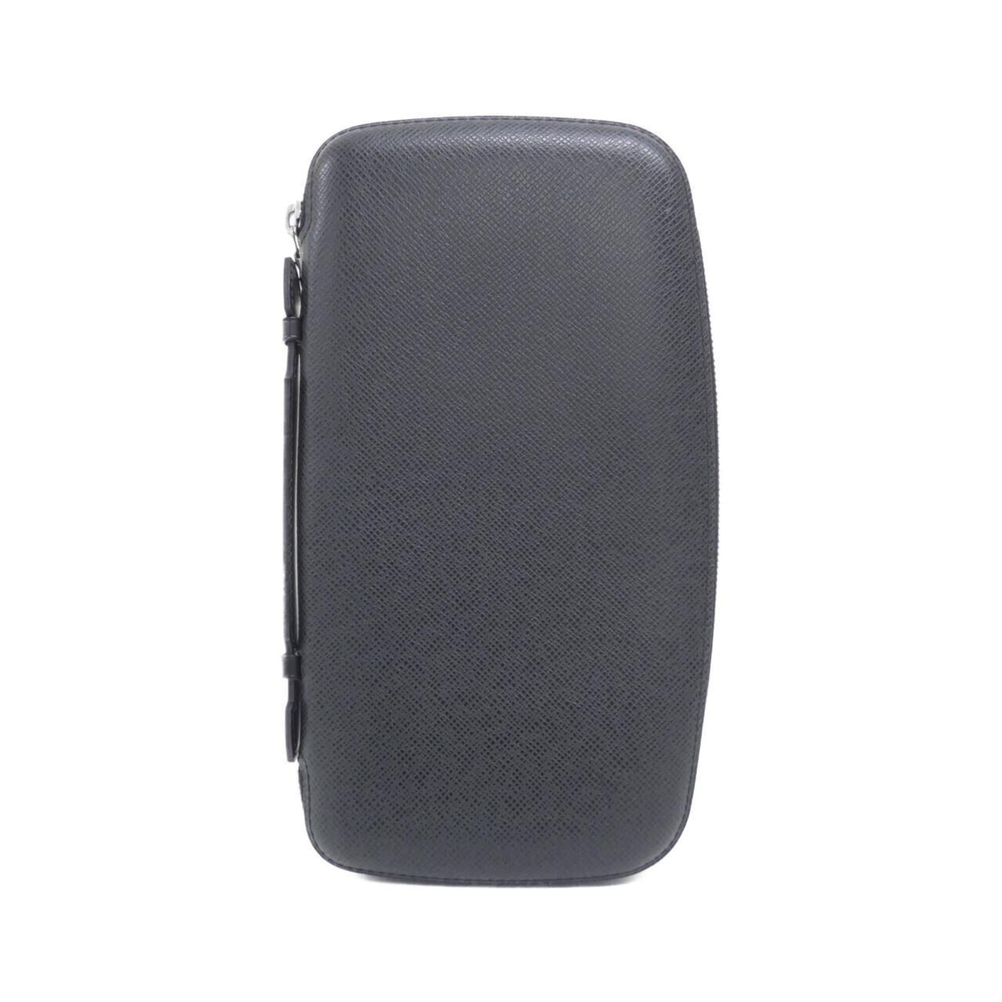 Louis Vuitton Ardoise Leather Long Wallet (Bi-Fold) (Pre-Owned)