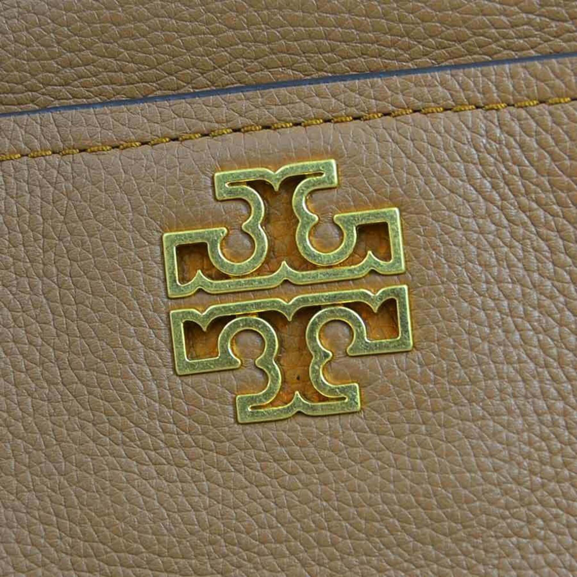 Tory Burch Brown Leather Shoulder Bag (Pre-Owned)