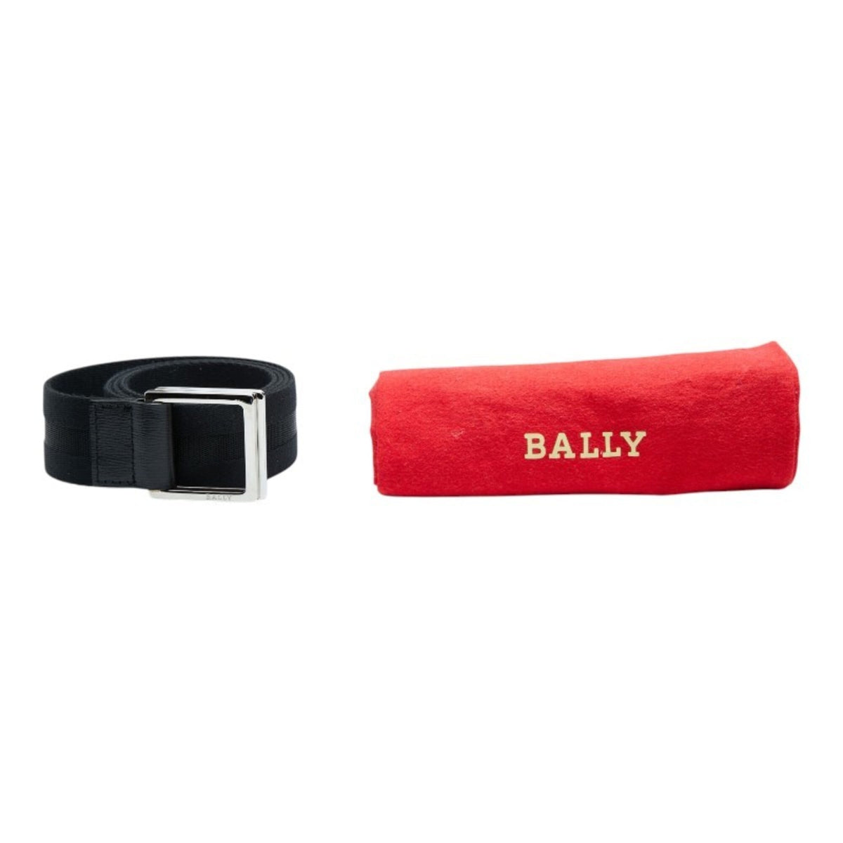 Bally Black Canvas Leather Fanny Pack Shoulder Bag (Pre-Owned)