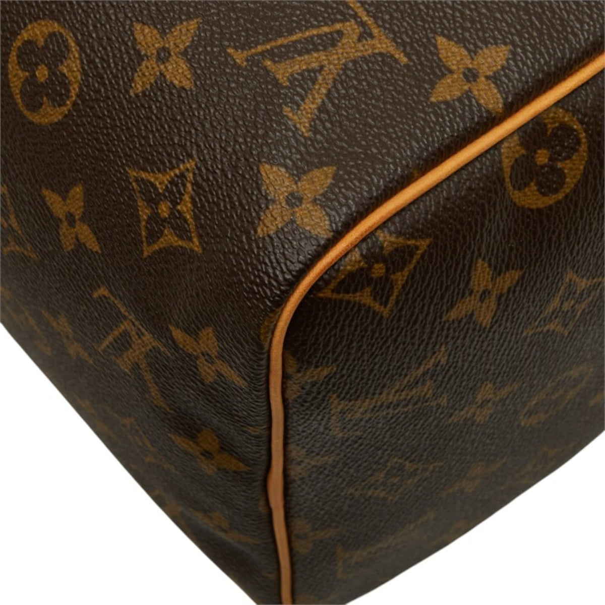 Louis Vuitton Monogram Brown Pvc Leather Boston Bag Handbag (Pre-Owned)