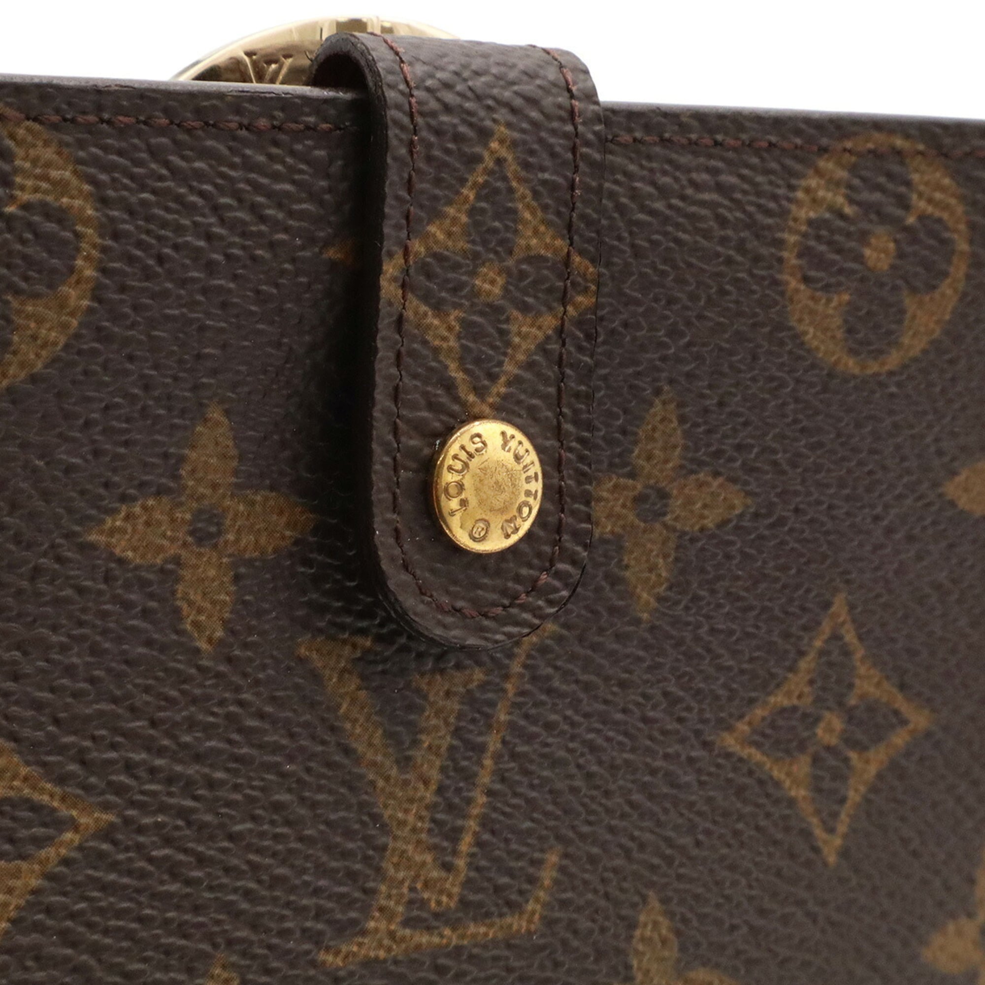 Louis Vuitton Brown Galle Monogram Wallet (Bi-Fold) (Pre-Owned)