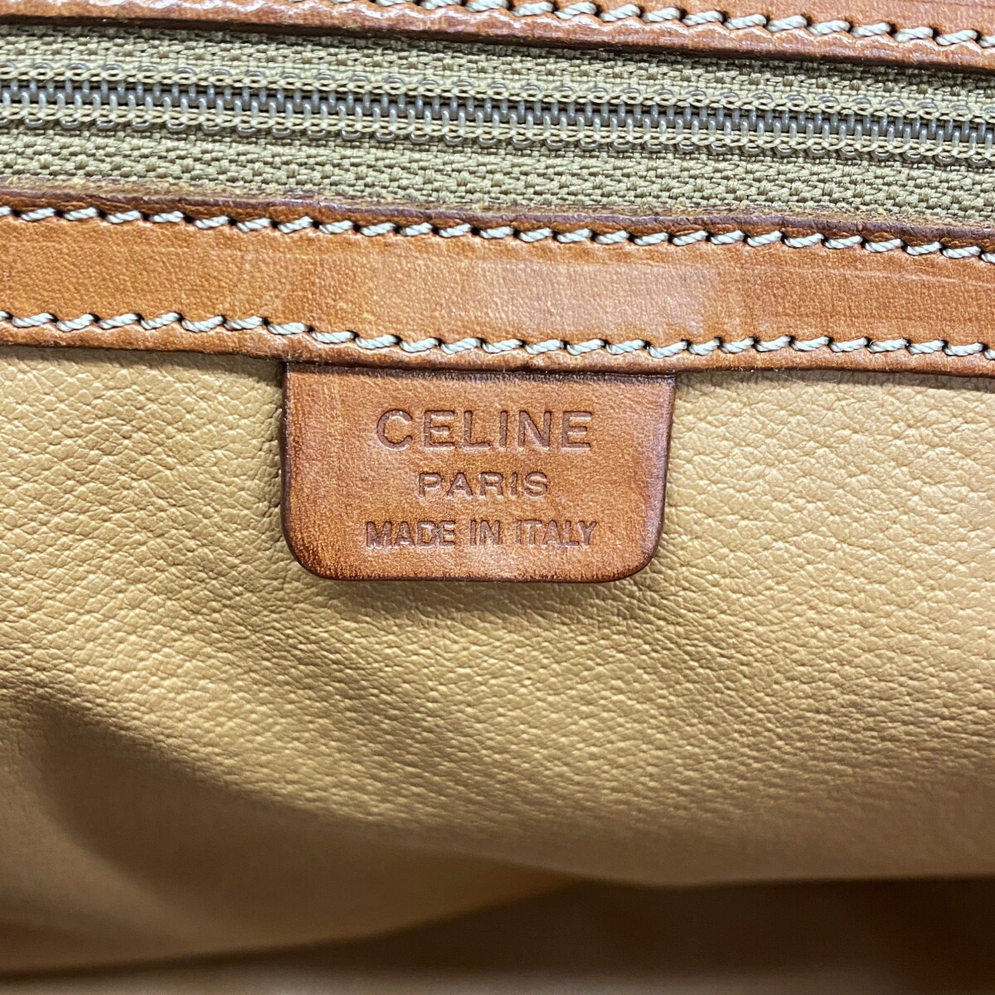 Celine Brown Pvc Tote Bag (Pre-Owned)