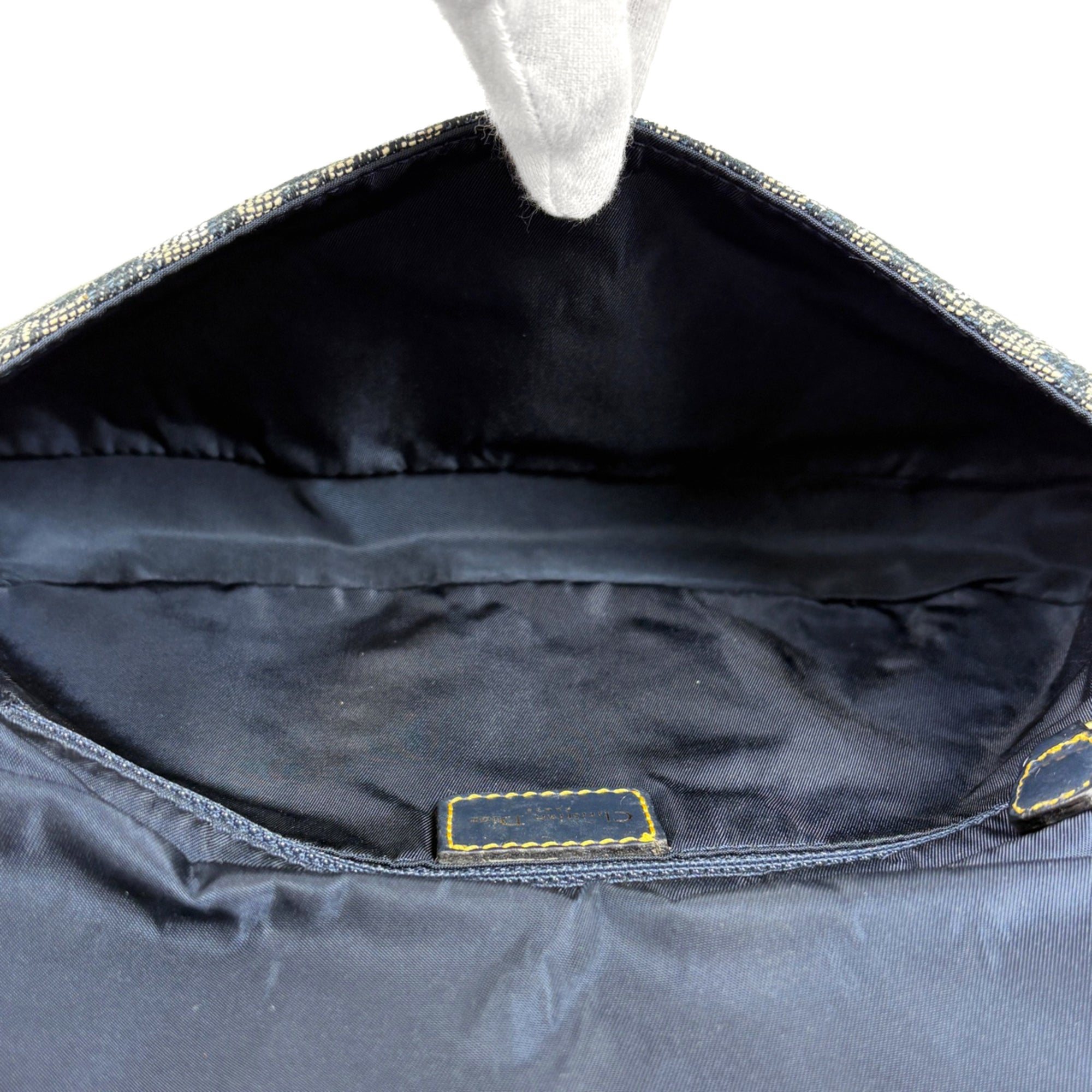 Christian Dior Navy Trotter Shoulder Bag (Pre-Owned)