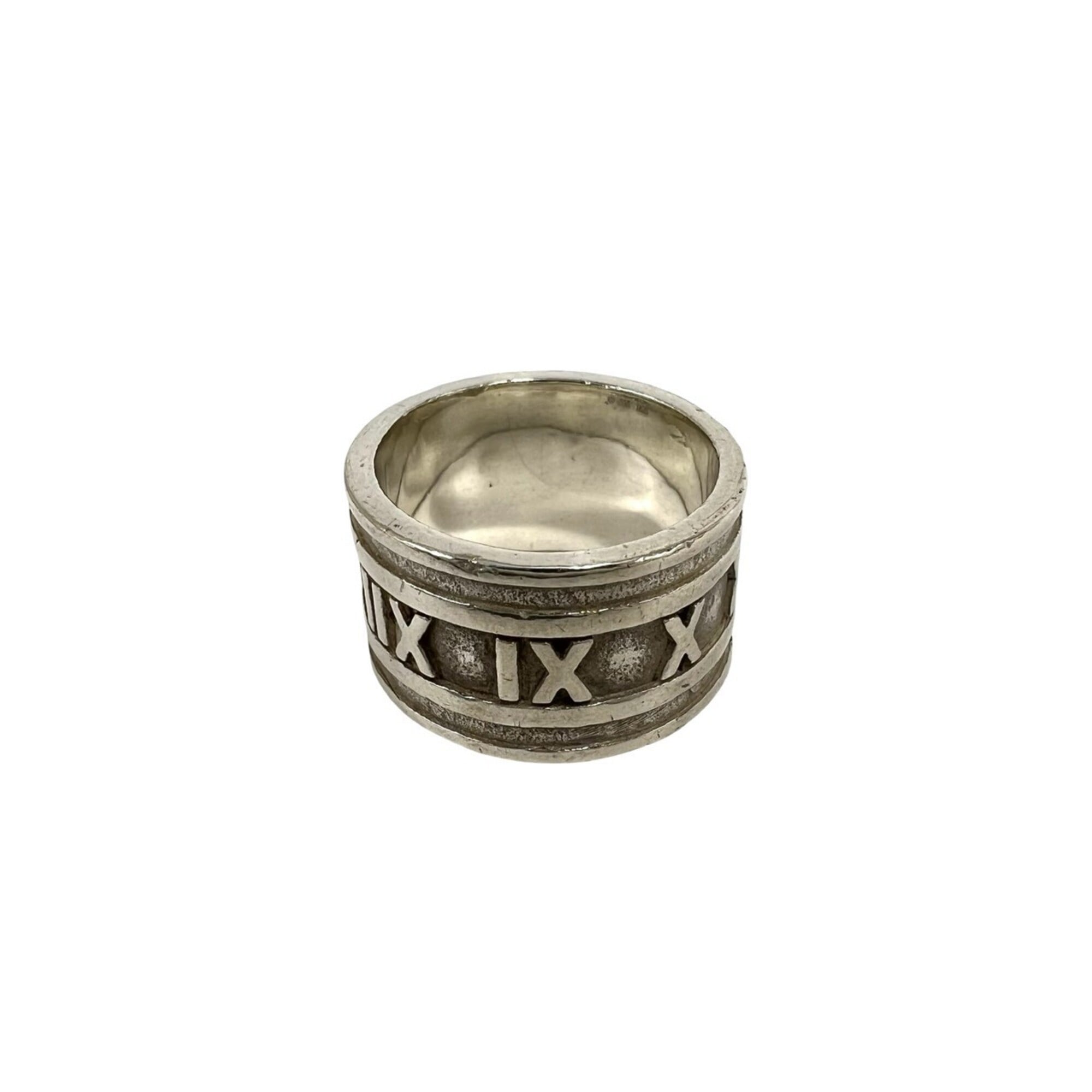 Tiffany Silver Silver 925 Band Ring (Pre-Owned)