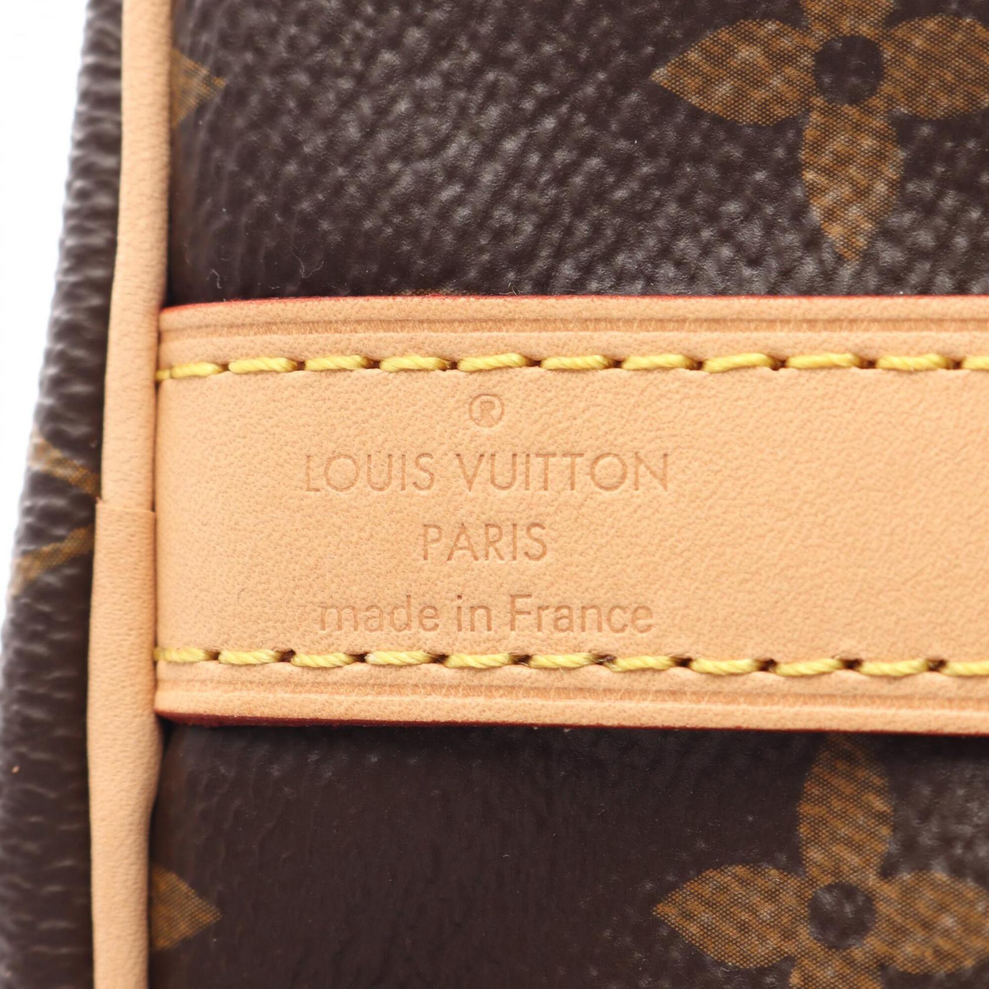 Louis Vuitton Brown Monogram Leather Handbag (Pre-Owned)