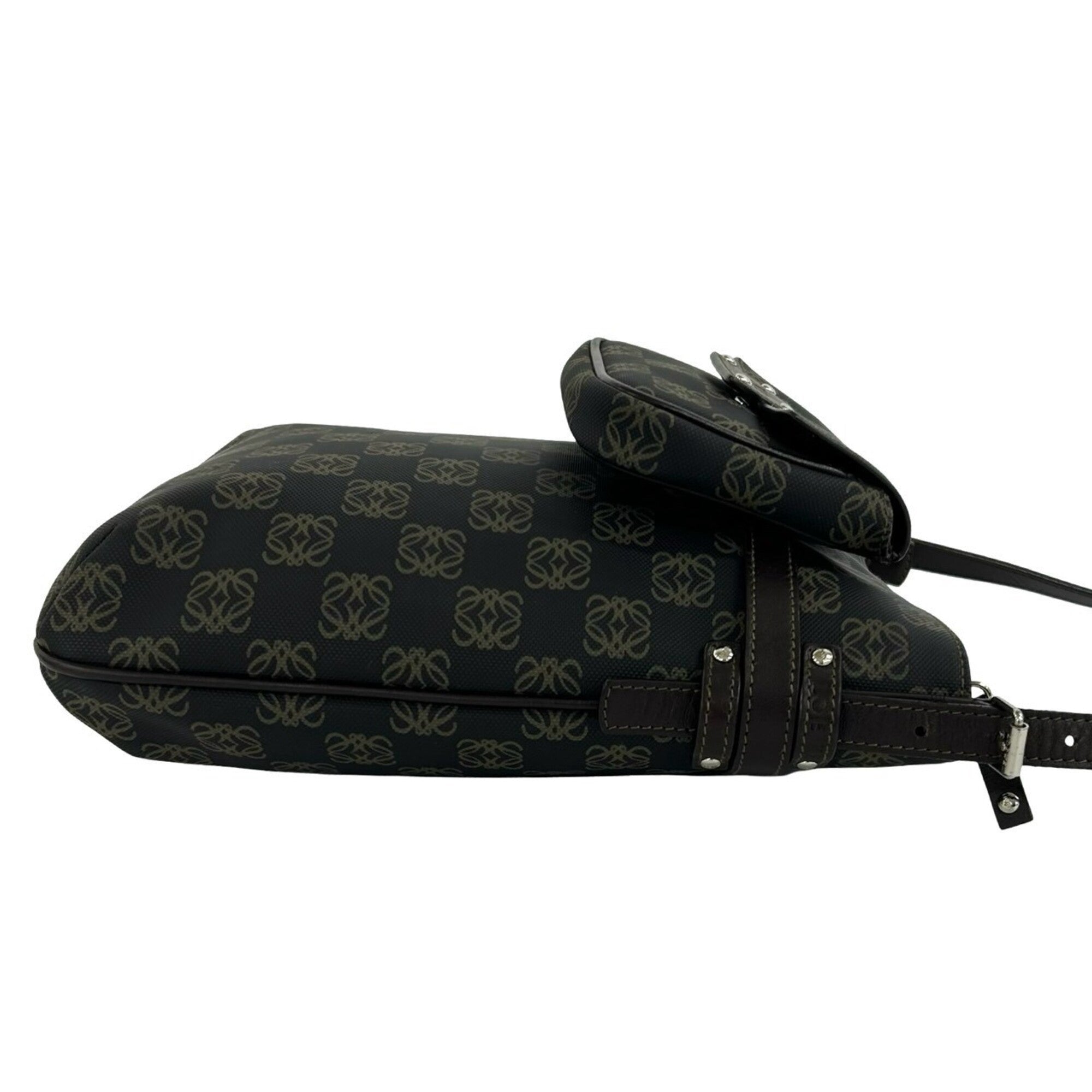 Loewe Brown Pvc Leather Pochette Shoulder Bag (Pre-Owned)
