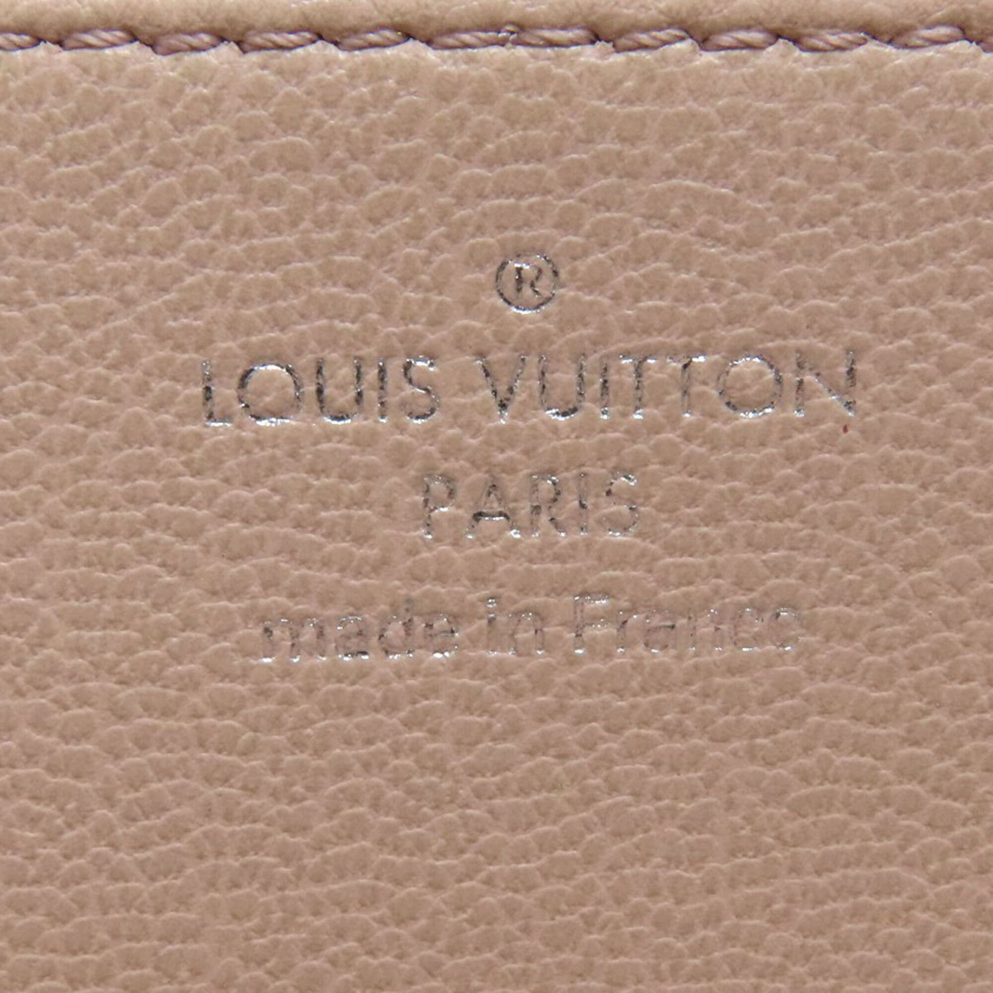 Louis Vuitton Gris Leather Long Wallet (Bi-Fold) (Pre-Owned)