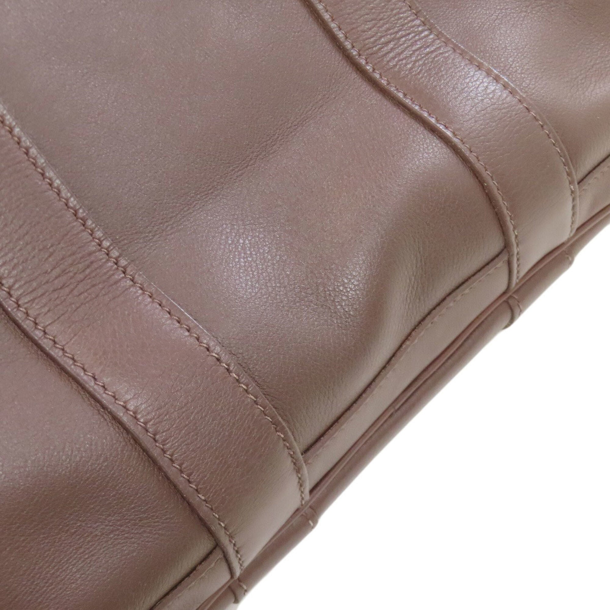 Hermes Havane Swift Leather Handbag (Pre-Owned)