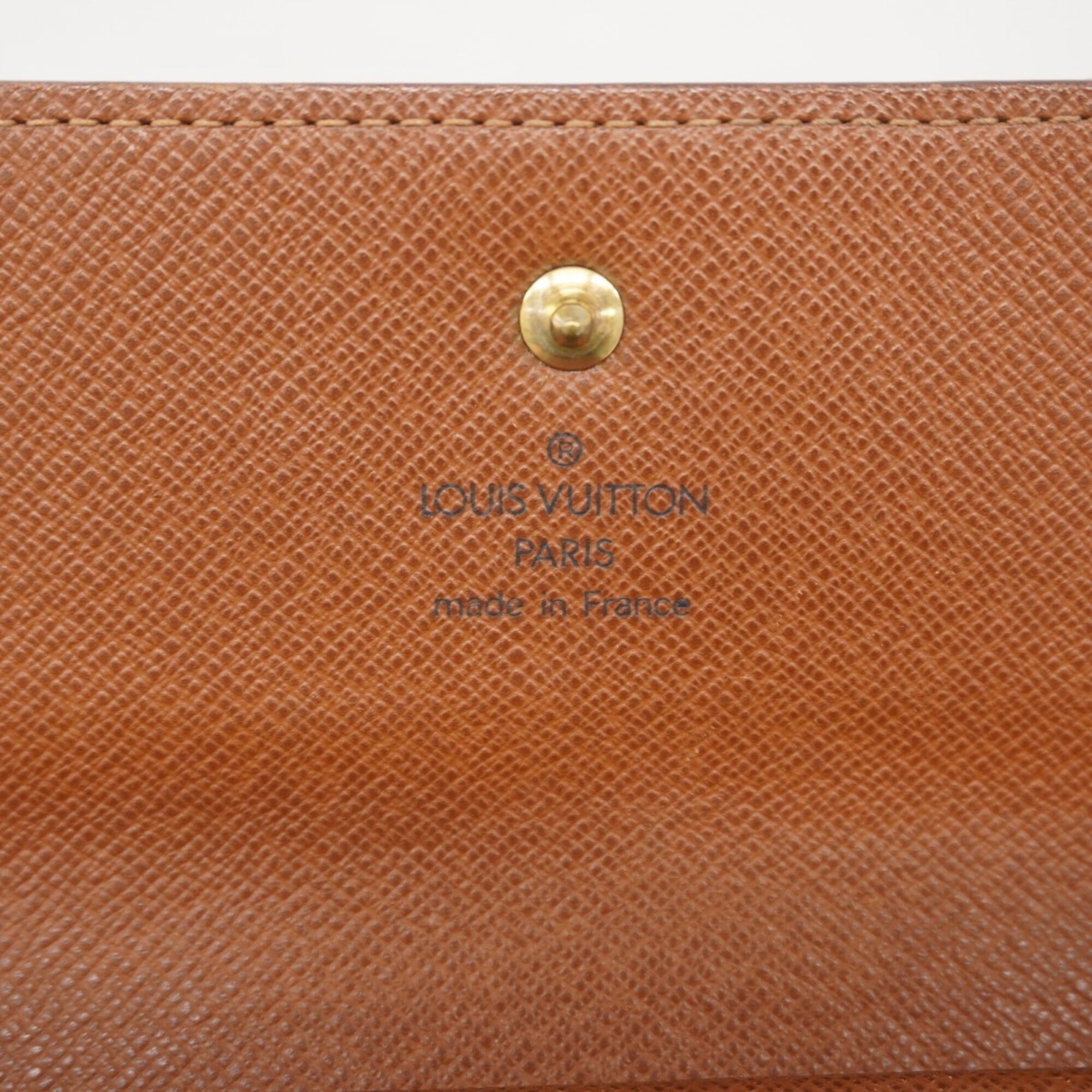 Louis Vuitton Brown Long Wallet (Tri-Fold) (Pre-Owned)