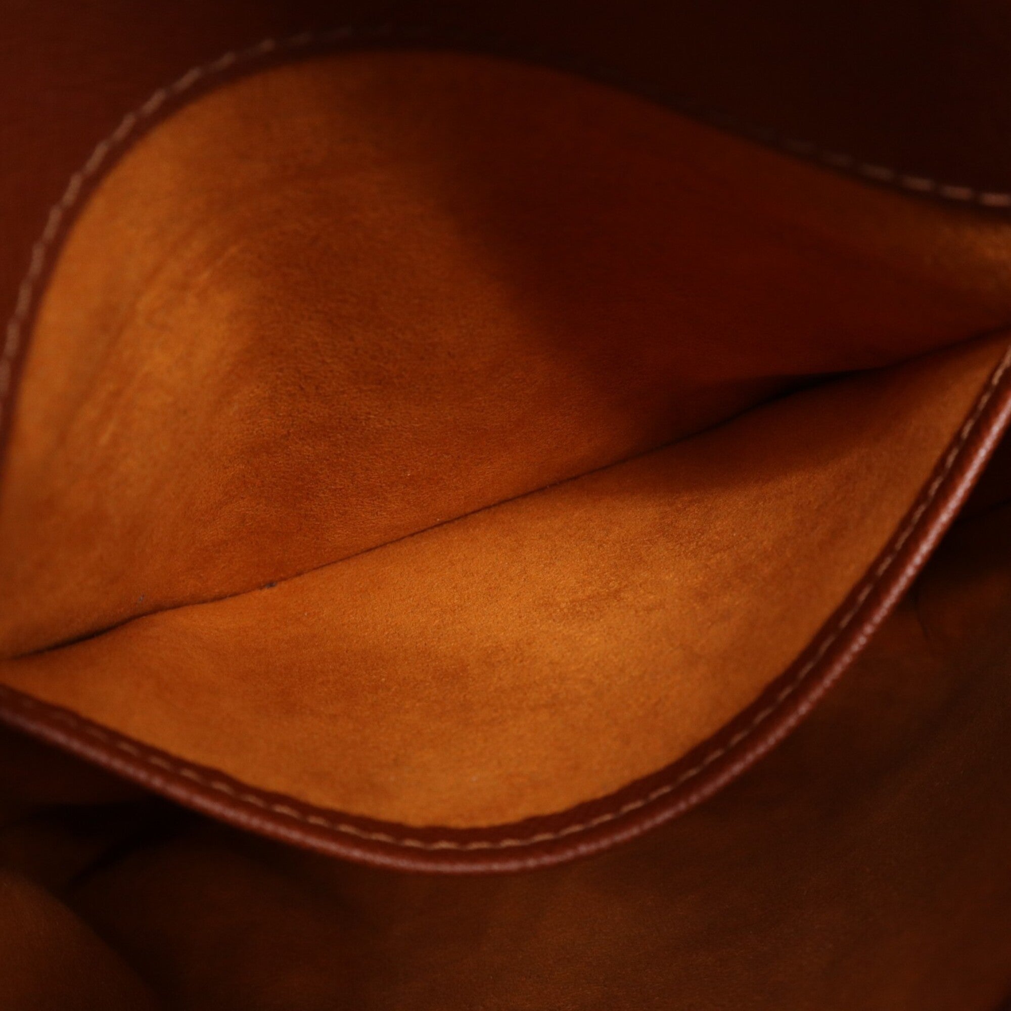 Louis Vuitton Monogram Brown Coated Canvas Leather Shoulder Bag (Pre-Owned)
