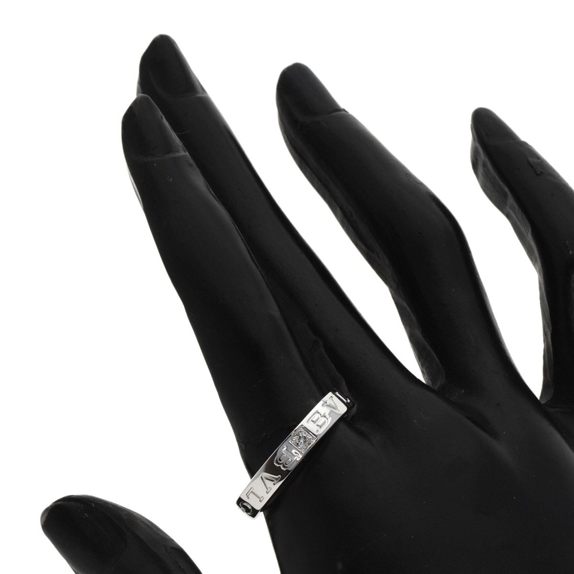 Bvlgari White Gold White Gold (18K) Band Ring (Pre-Owned)