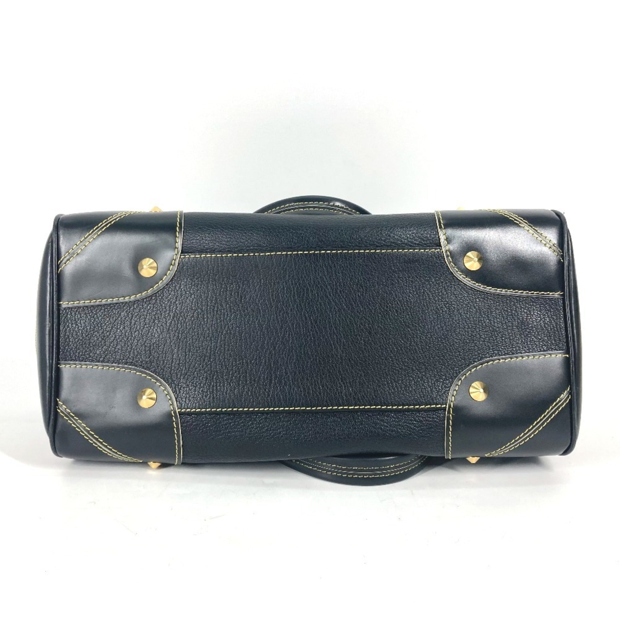 Louis Vuitton Black Noir Suhali Leather Handbag Shoulder Bag (Pre-Owned)