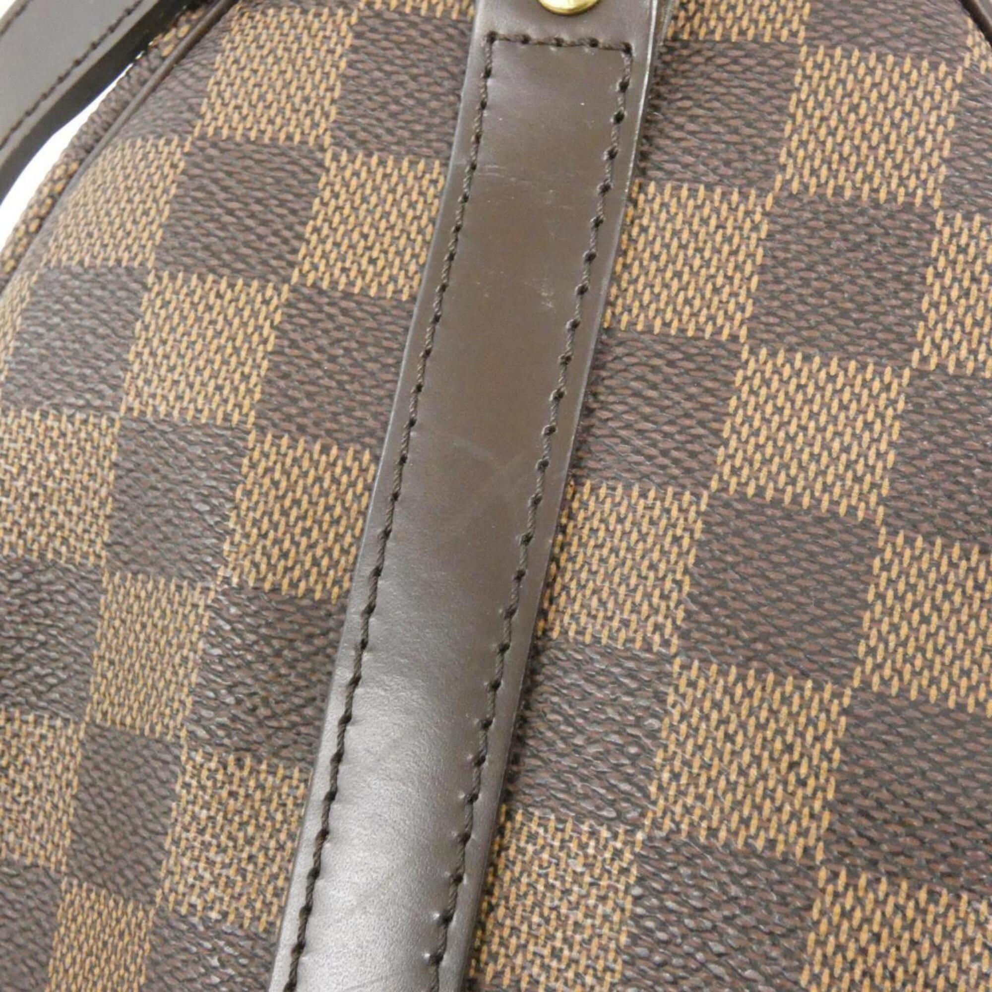 Louis Vuitton Ebene Coated Canvas Boston Bag (Pre-Owned)