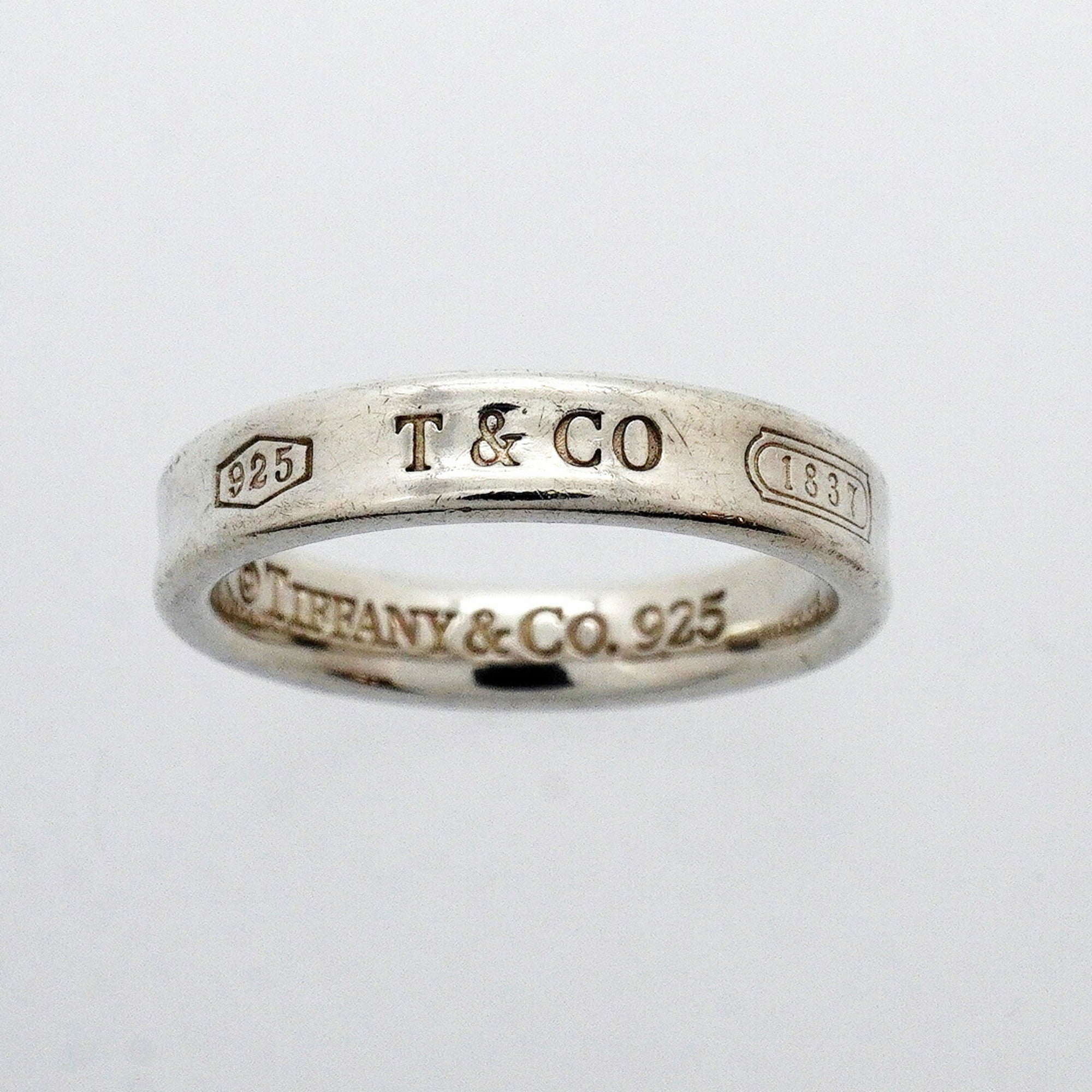 Tiffany Silver 925 Band Ring (Pre-Owned)