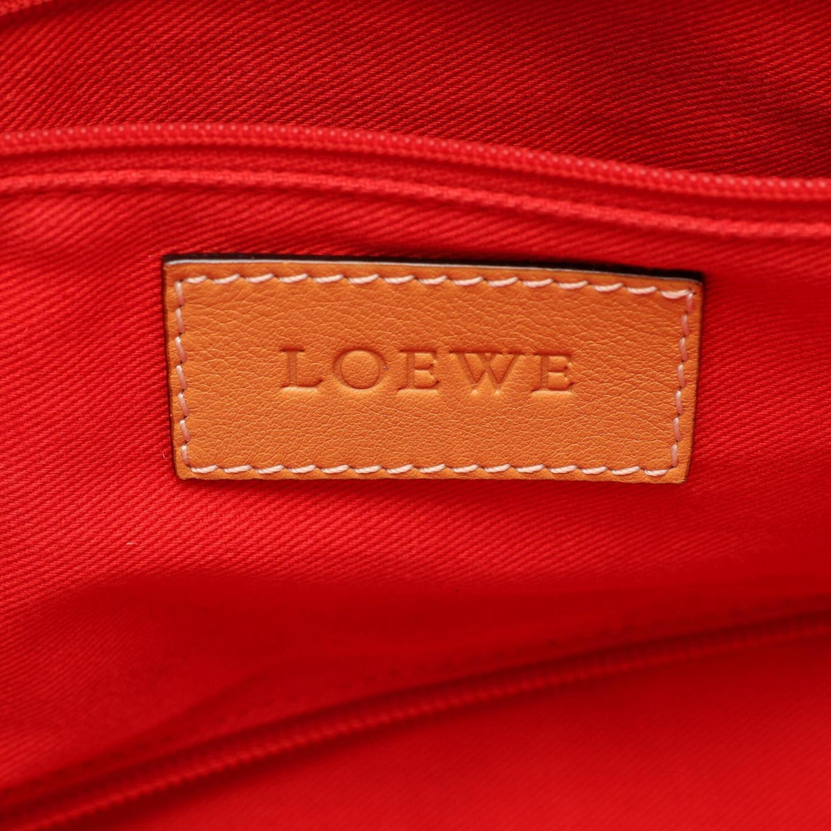 Loewe Brown Leather Handbag Tote Bag (Pre-Owned)