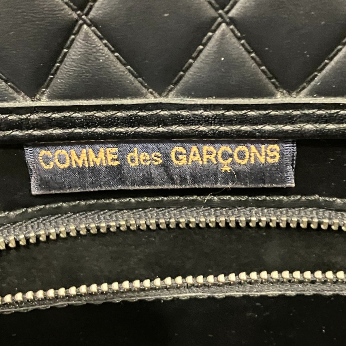 Comme Des Garçons Black White Quilting Tote Bag (Pre-Owned)