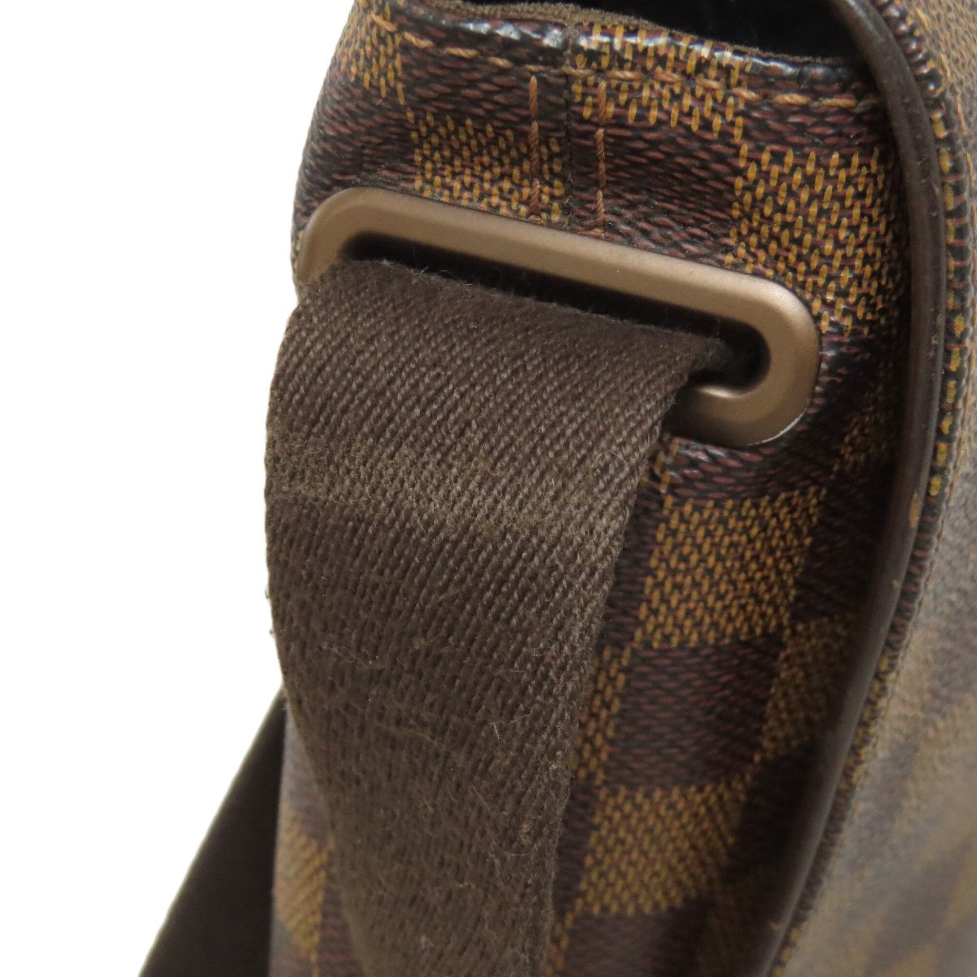 Louis Vuitton Damier Canvas Ebene Damier Canvas Shoulder Bag (Pre-Owned)