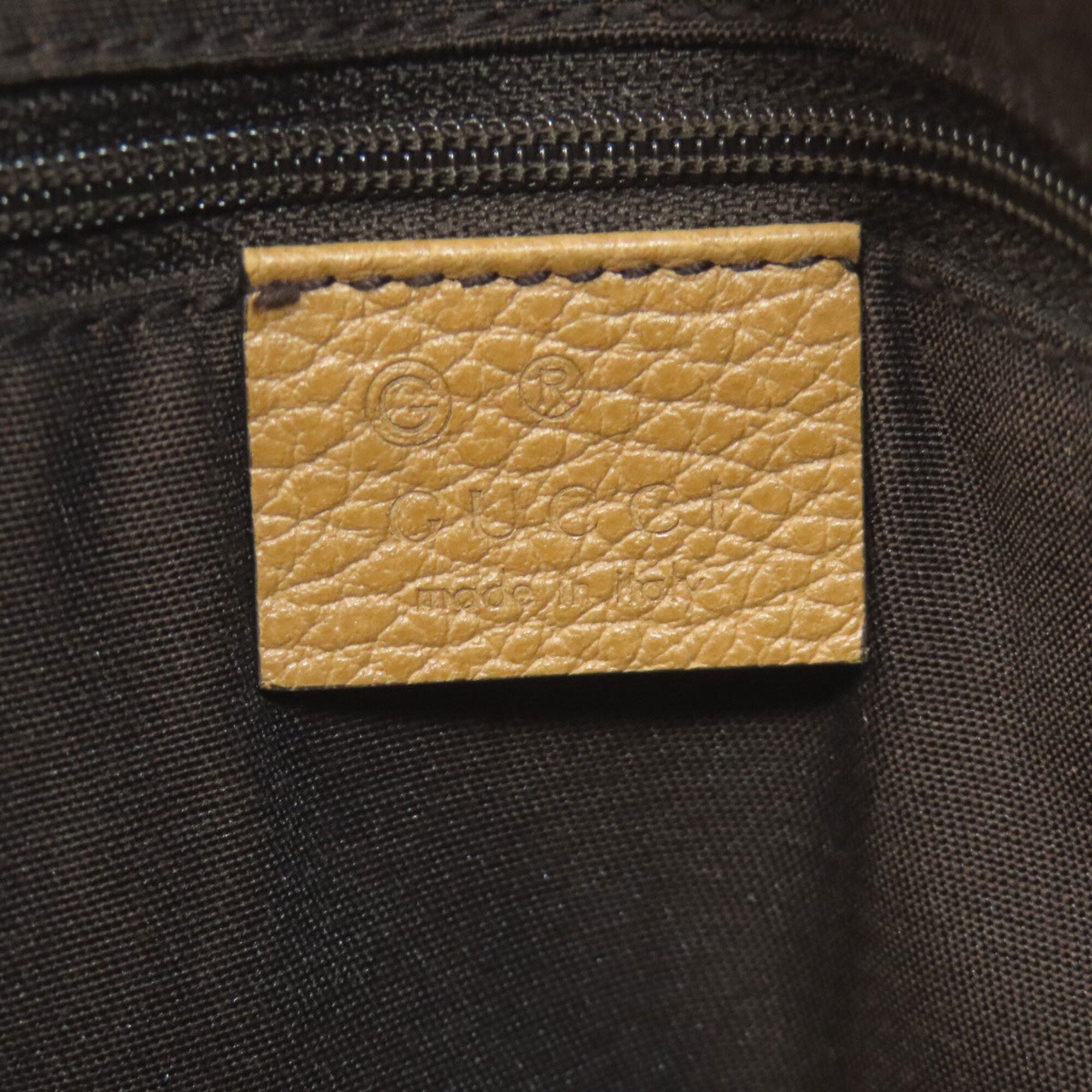 Gucci Beige Leather Tote Bag (Pre-Owned)