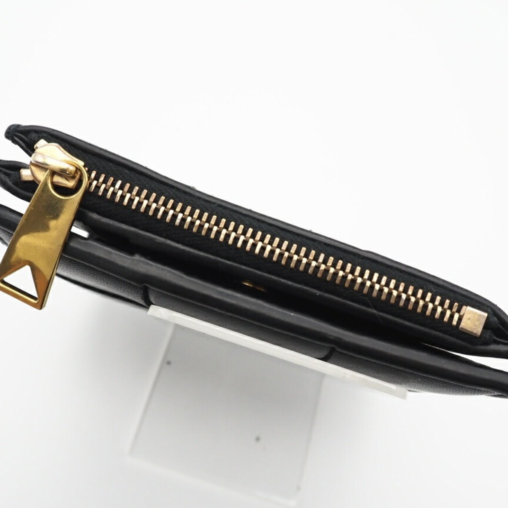 Bottega Veneta Intrecciato Black Intrecciato Wallet (Bi-Fold) (Pre-Owned)