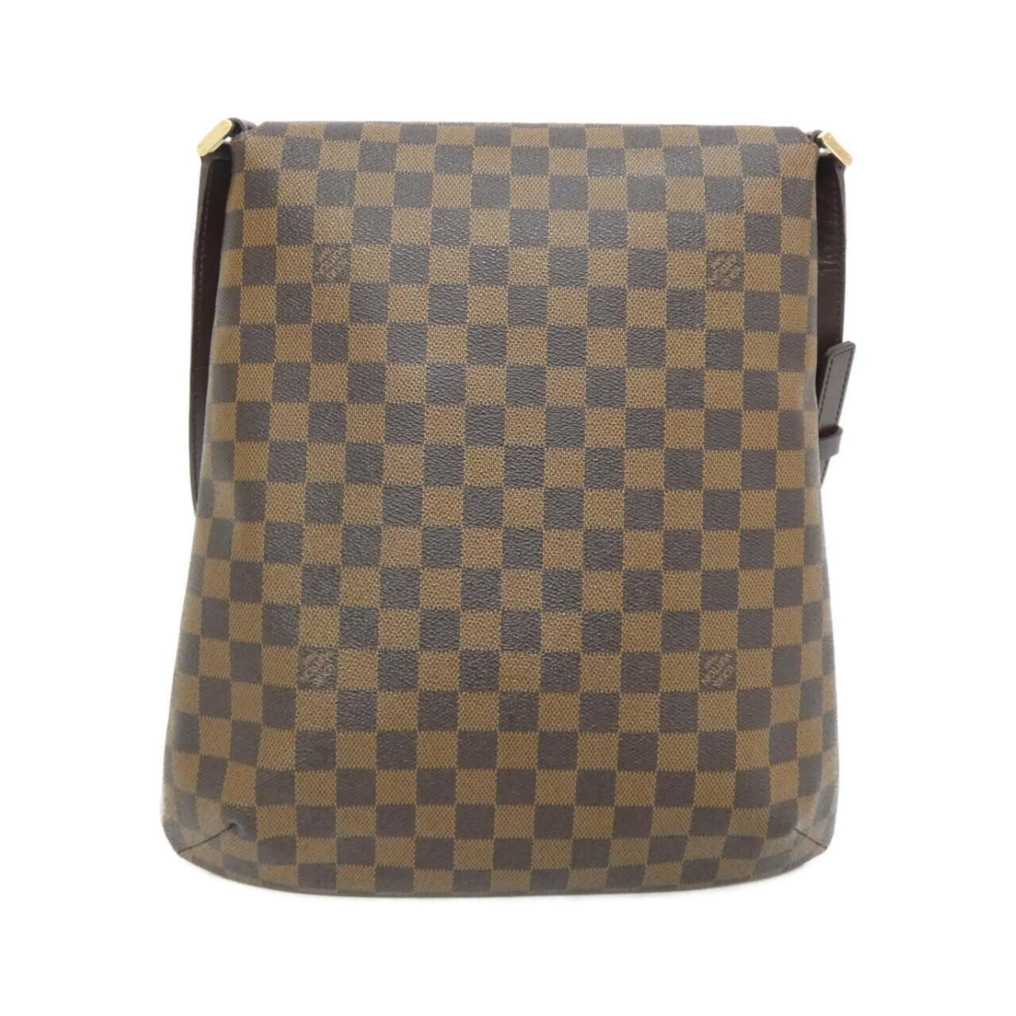 Louis Vuitton Brown Coated Canvas Shoulder Bag (Pre-Owned)