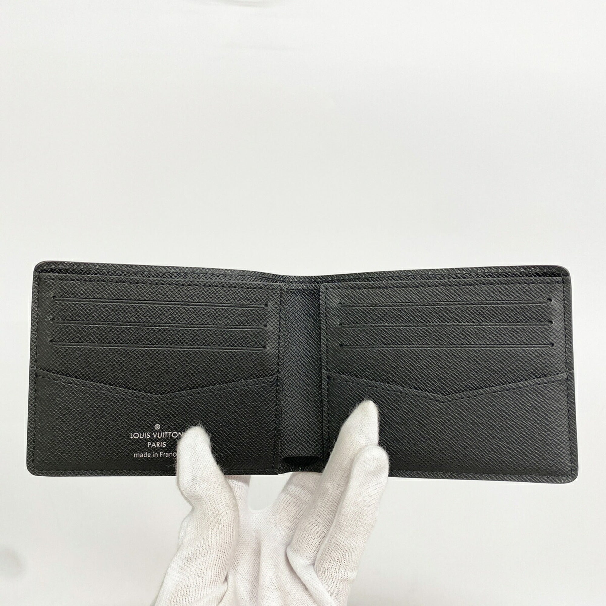 Louis Vuitton Noir Wallet (Bi-Fold) (Pre-Owned)