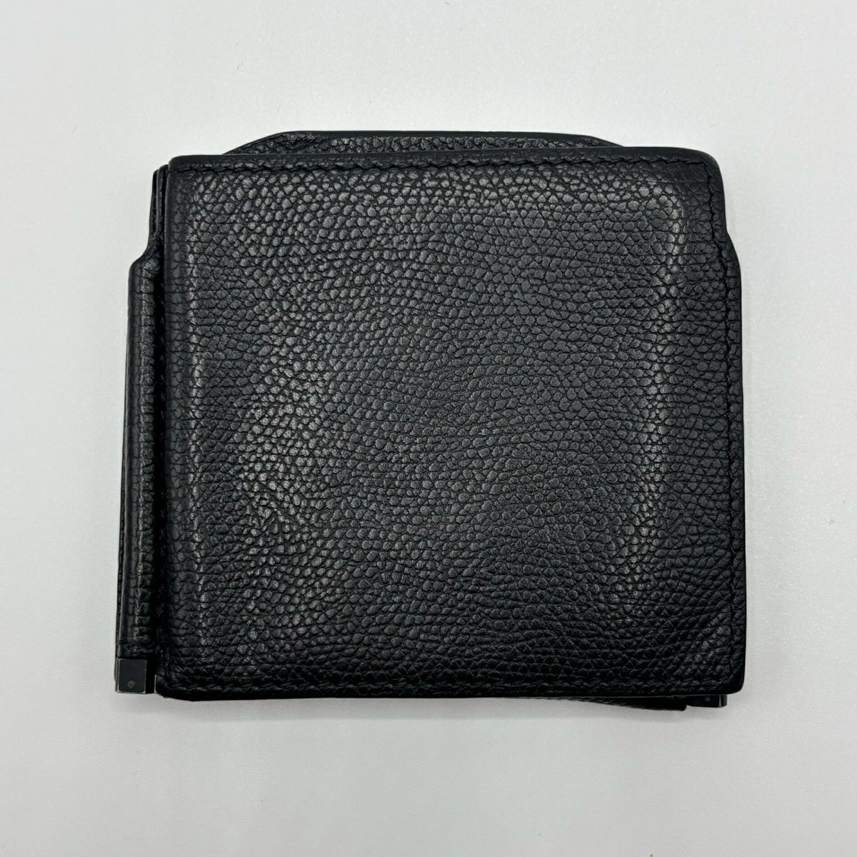 Valextra Black Leather Money Clip (Pre-Owned)