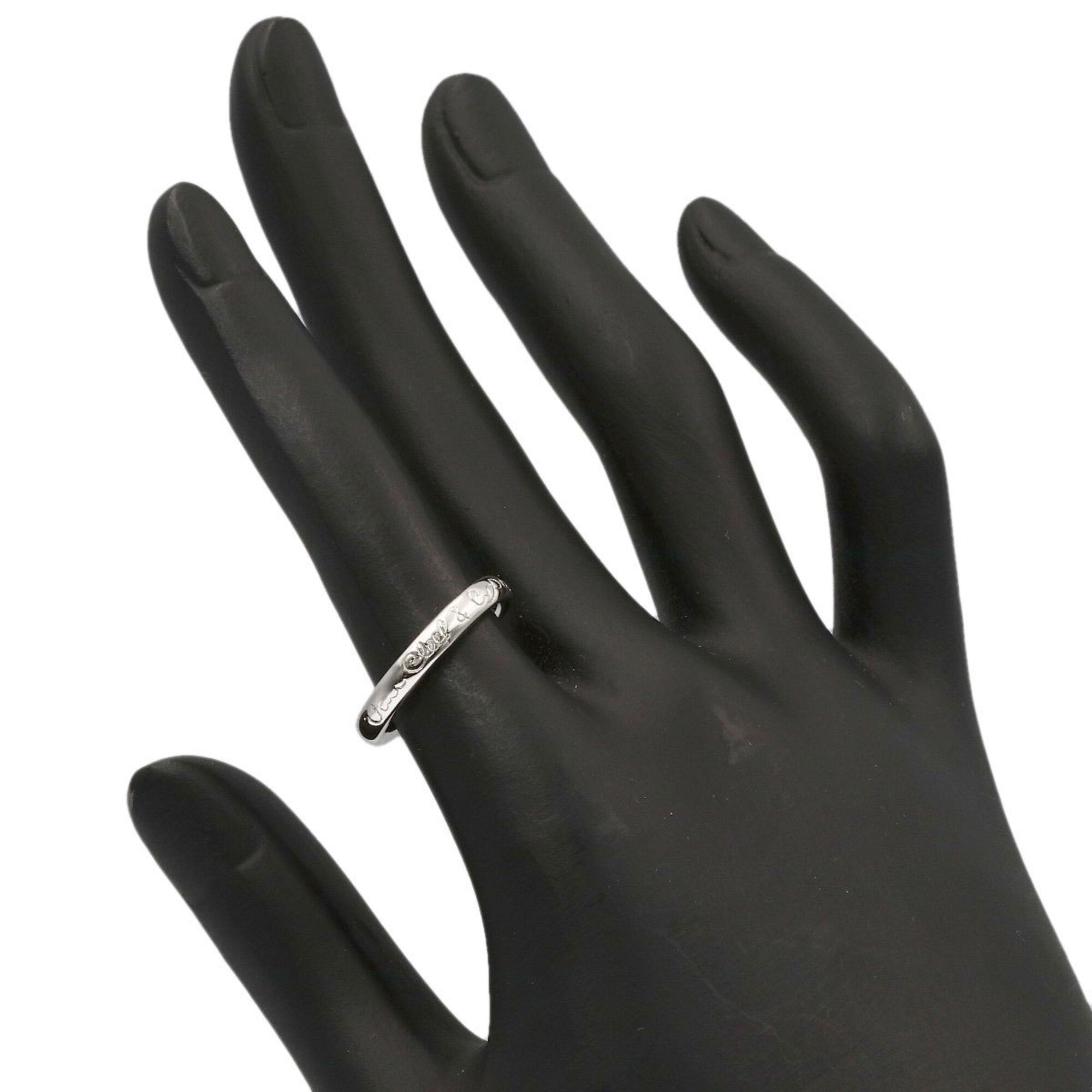 Van Cleef & Arpels Platinum 950 Band Ring (Pre-Owned)