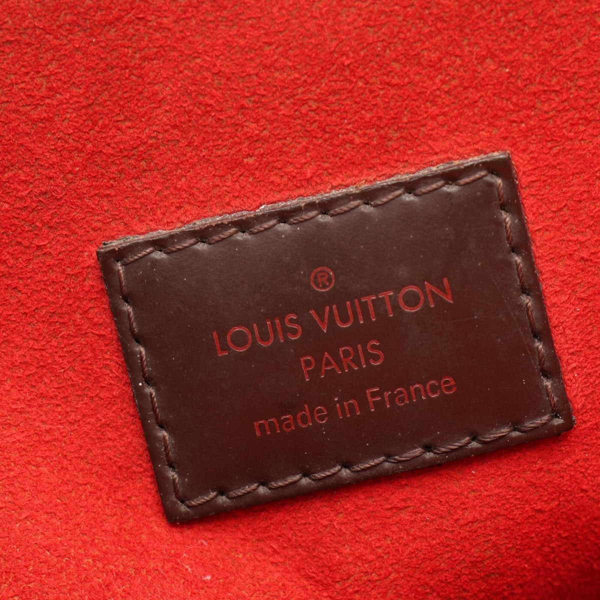 Louis Vuitton Brown Coated Canvas Leather Handbag (Pre-Owned)