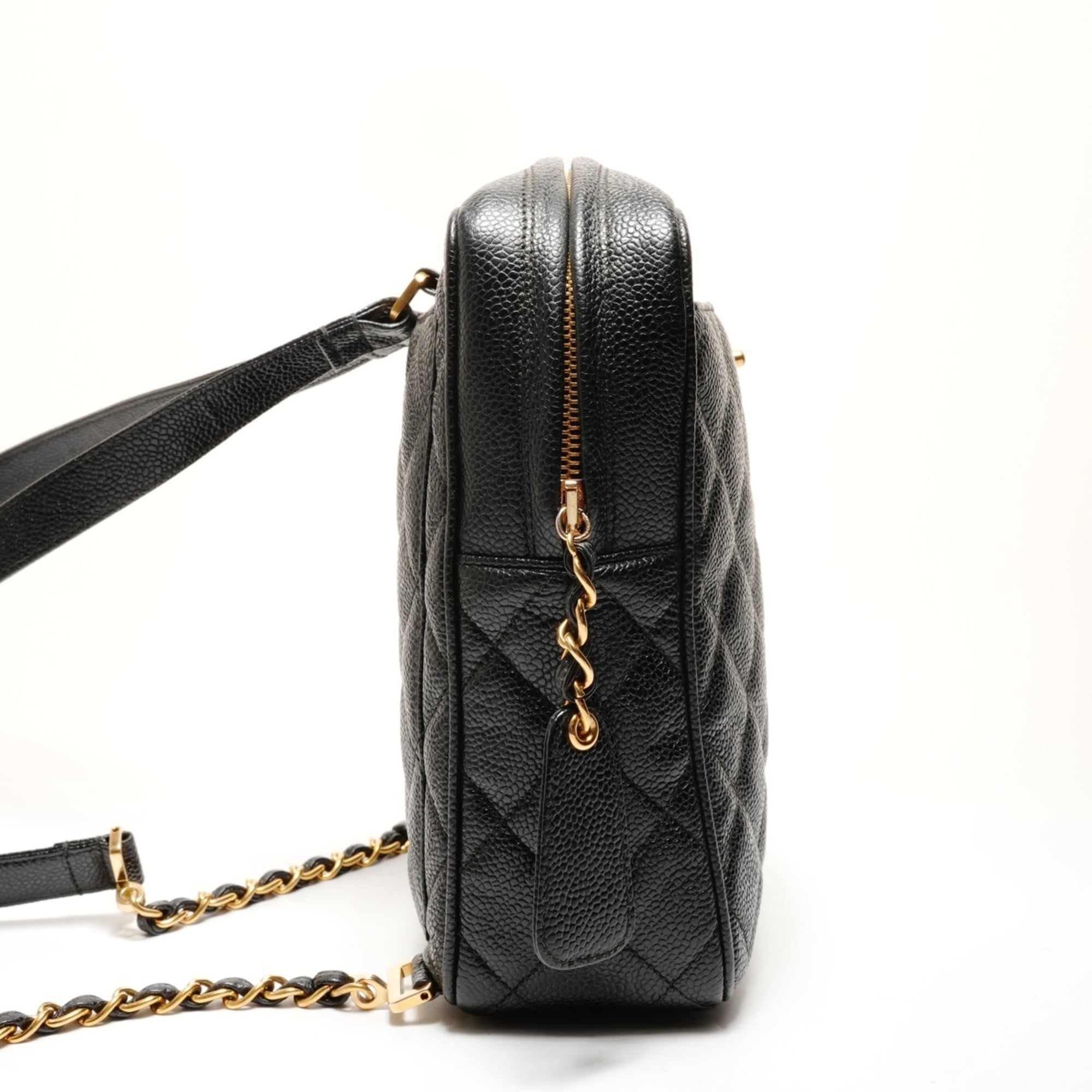 Chanel Black Grained Calfskin Backpack (Pre-Owned)