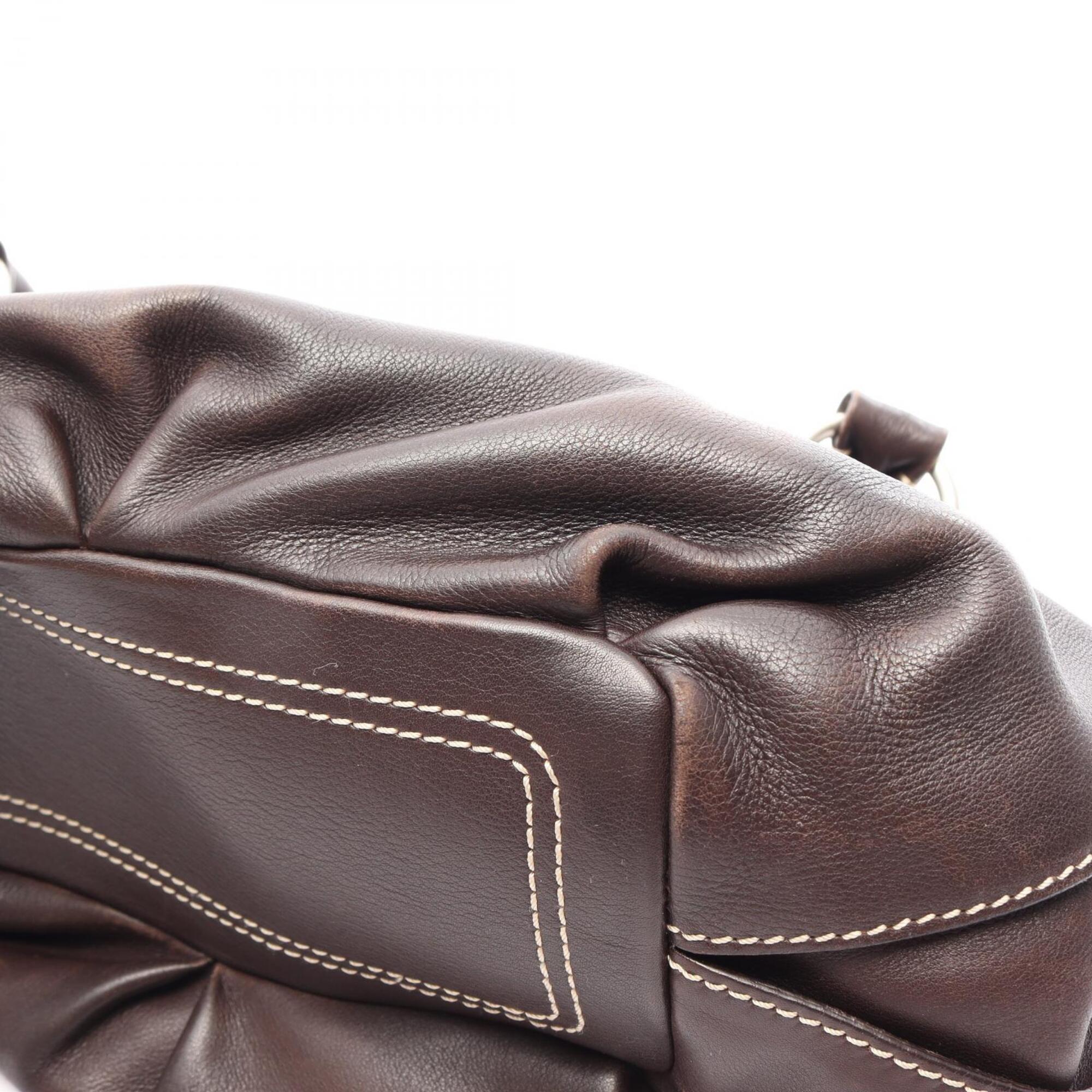 Celine Brown Leather Handbag (Pre-Owned)