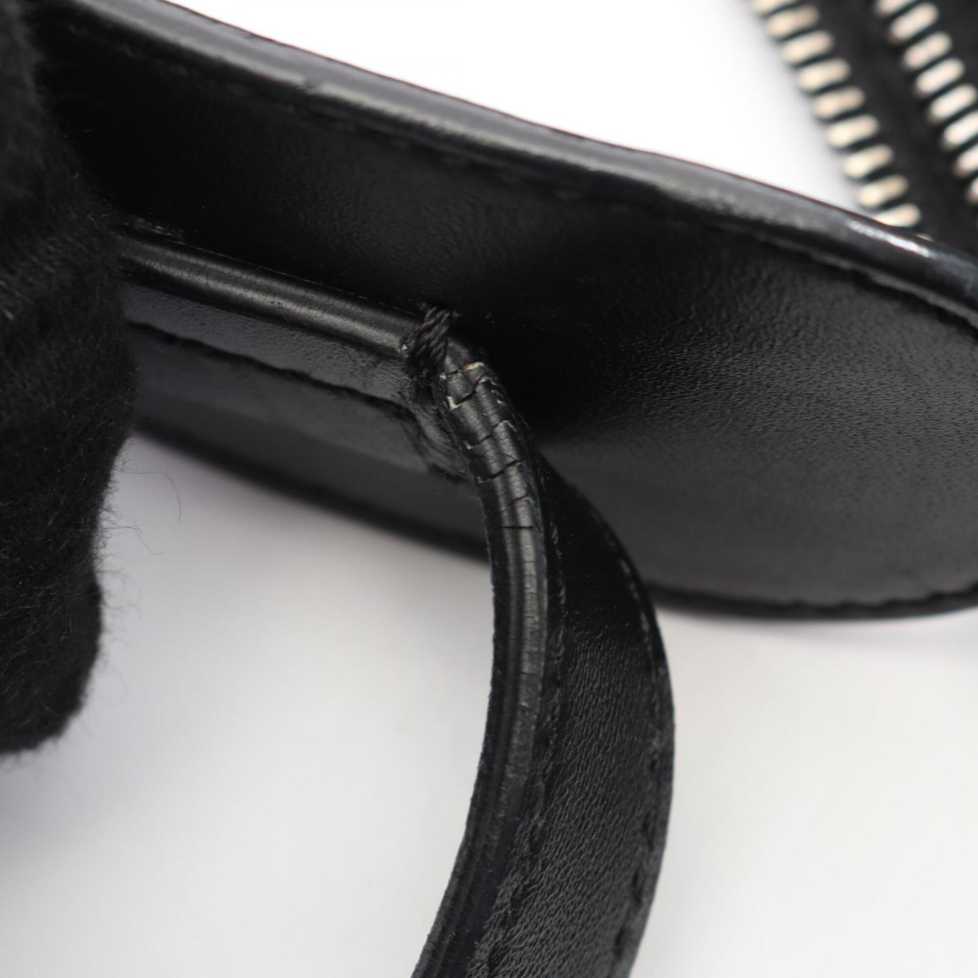 Christian Dior Black Leather Handbag Shoulder Bag (Pre-Owned)